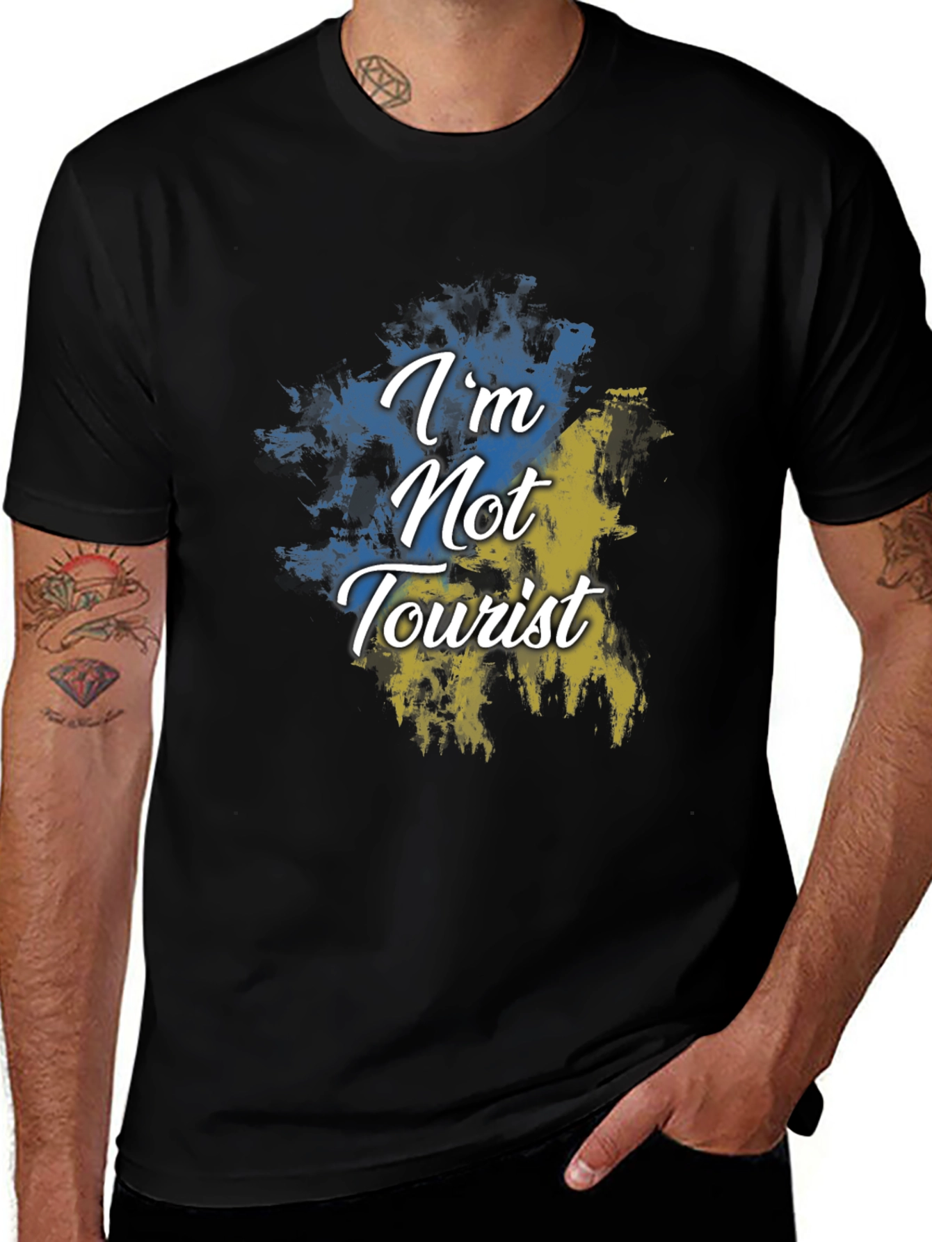 Ukraine Pride T-Shirt: I'm Not a Tourist