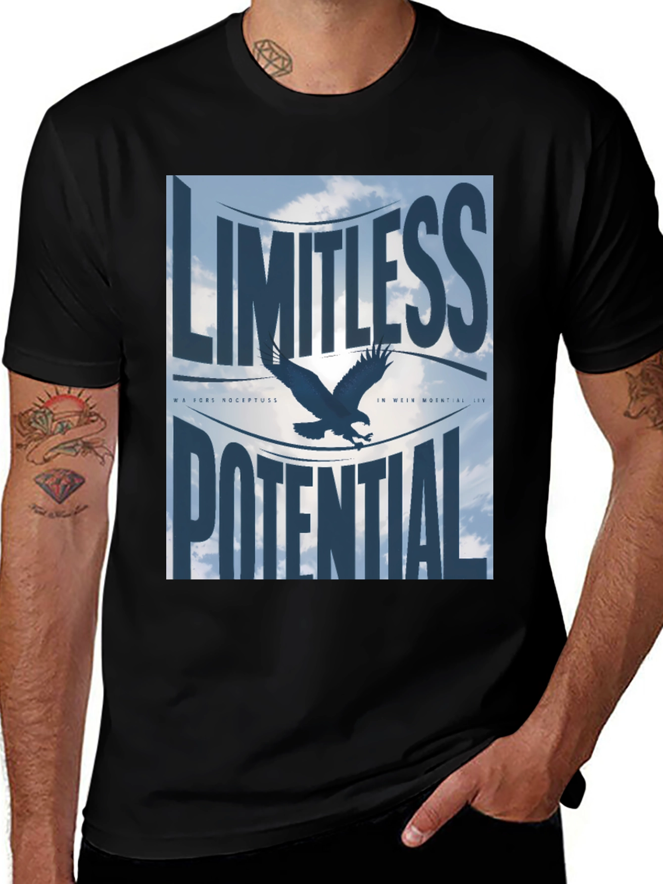 Variant 9 of Limitless Potential Eagle Graphic T-Shirt