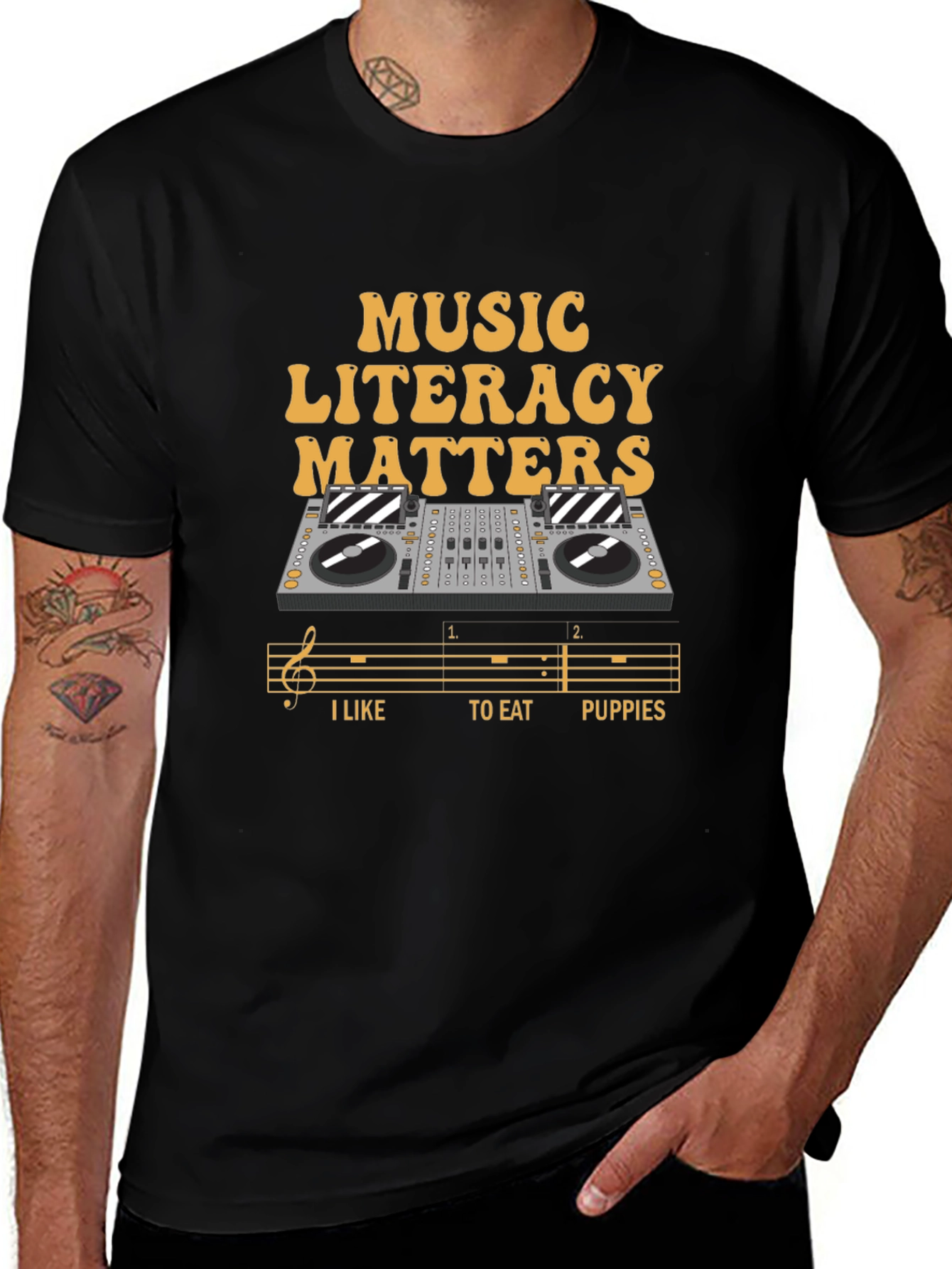 Variant 12 of Music Literacy Matters Graphic T-Shirt