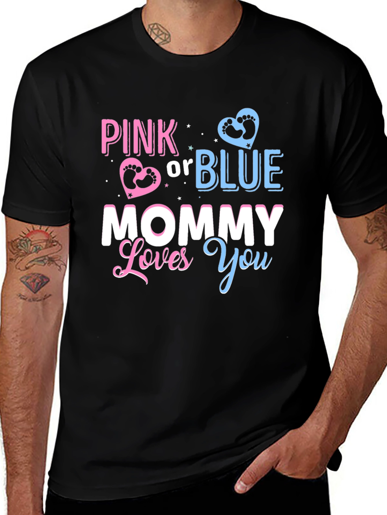 Pink or Blue Gender Reveal T-Shirt