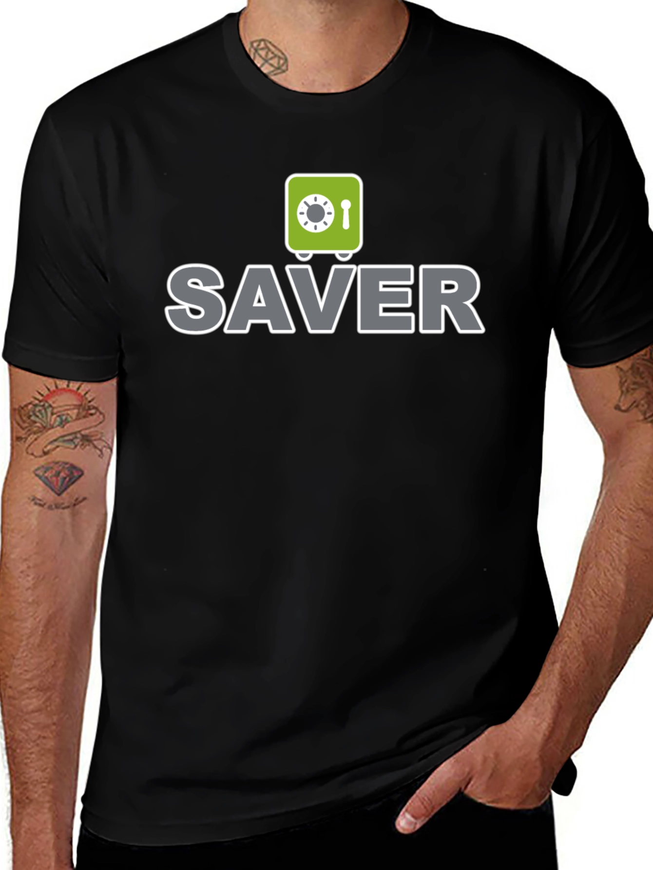 Variant 8 of Safe Saver Graphic T-Shirt