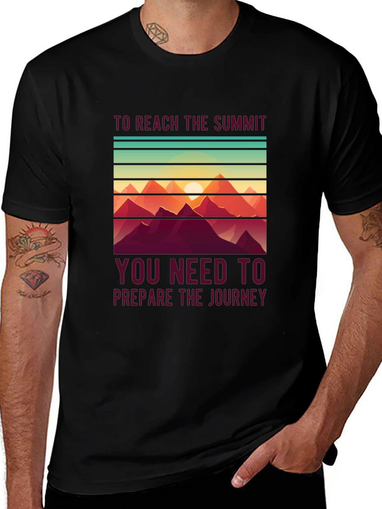 Variant 4 of Reach the Summit Graphic Tee