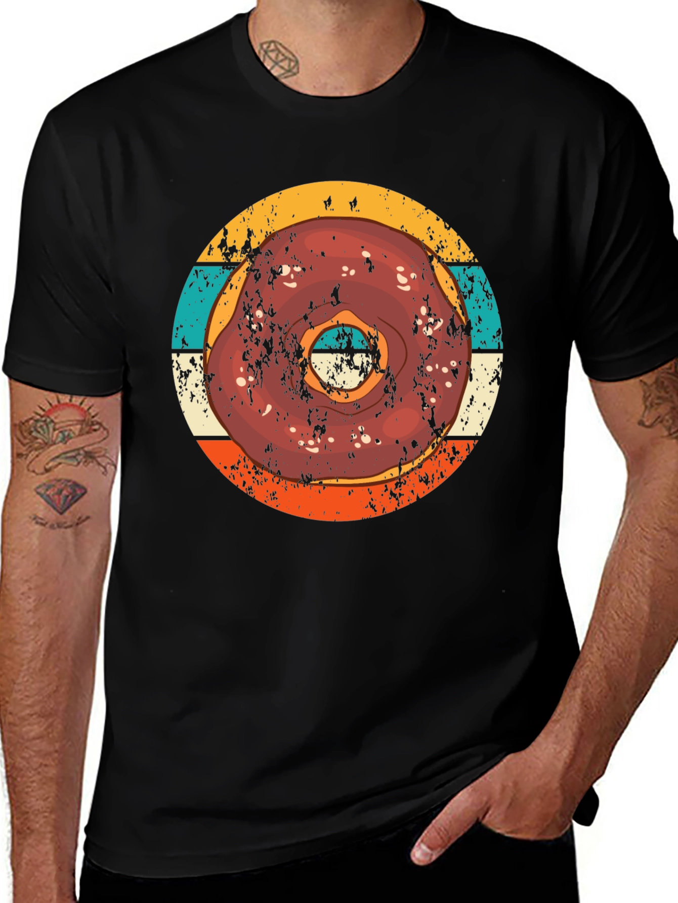 Variant 21 of Retro Donut T-Shirt - Unique Style