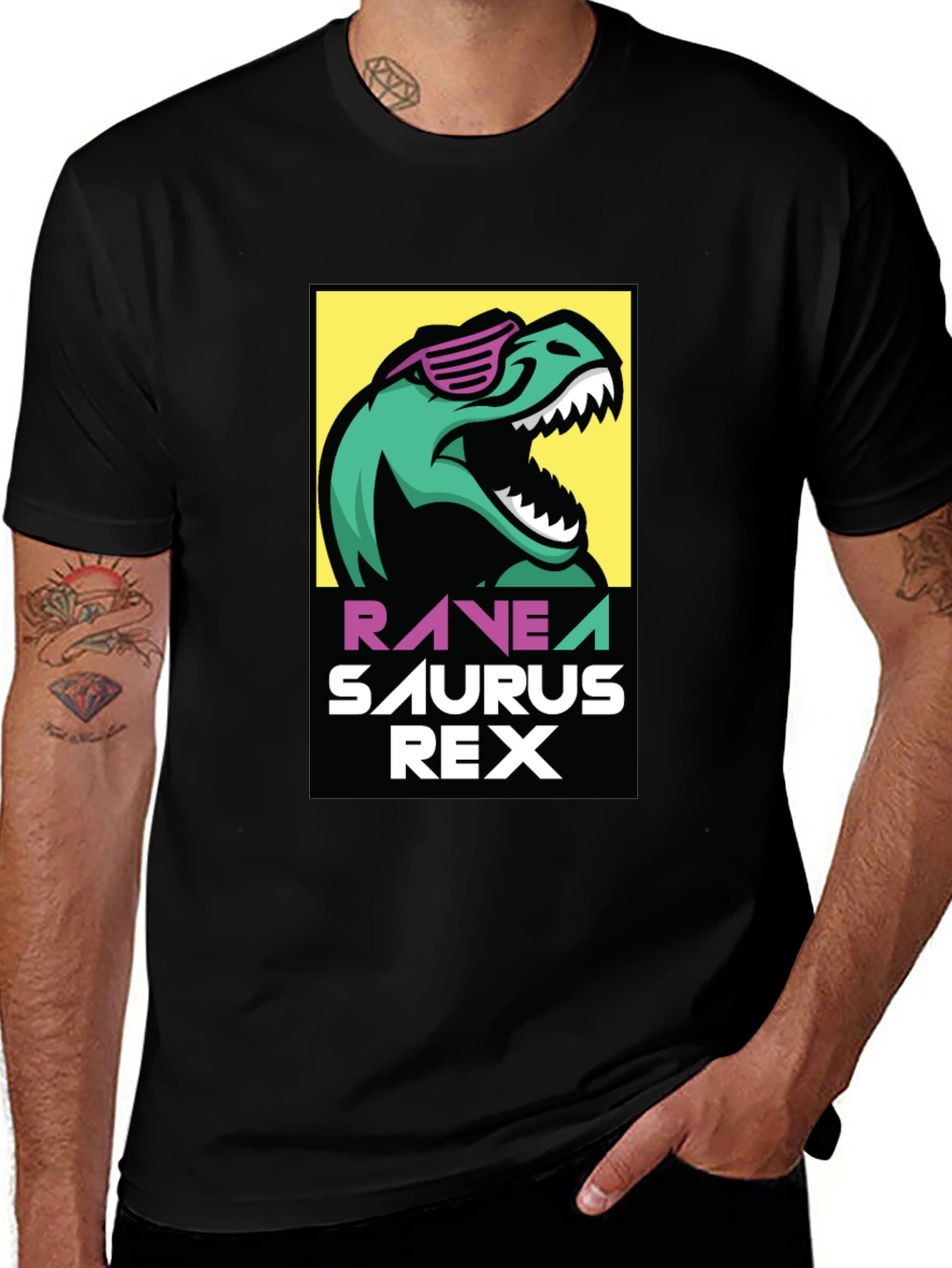 Variant 23 of Retro Dinosaur Graphic T-Shirt