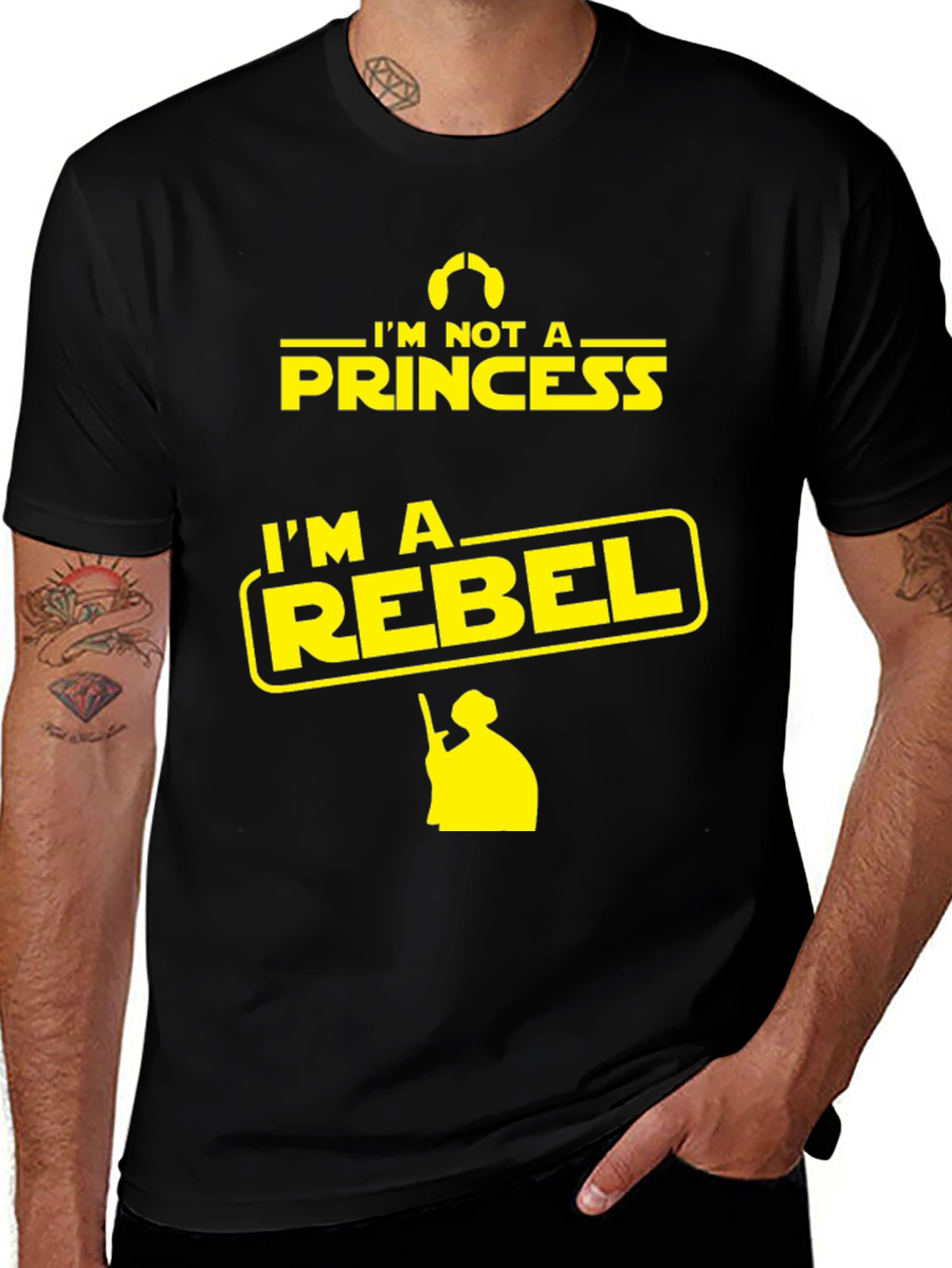 I'm Not A Princess I'm A Rebel Star Wars T-Shirt