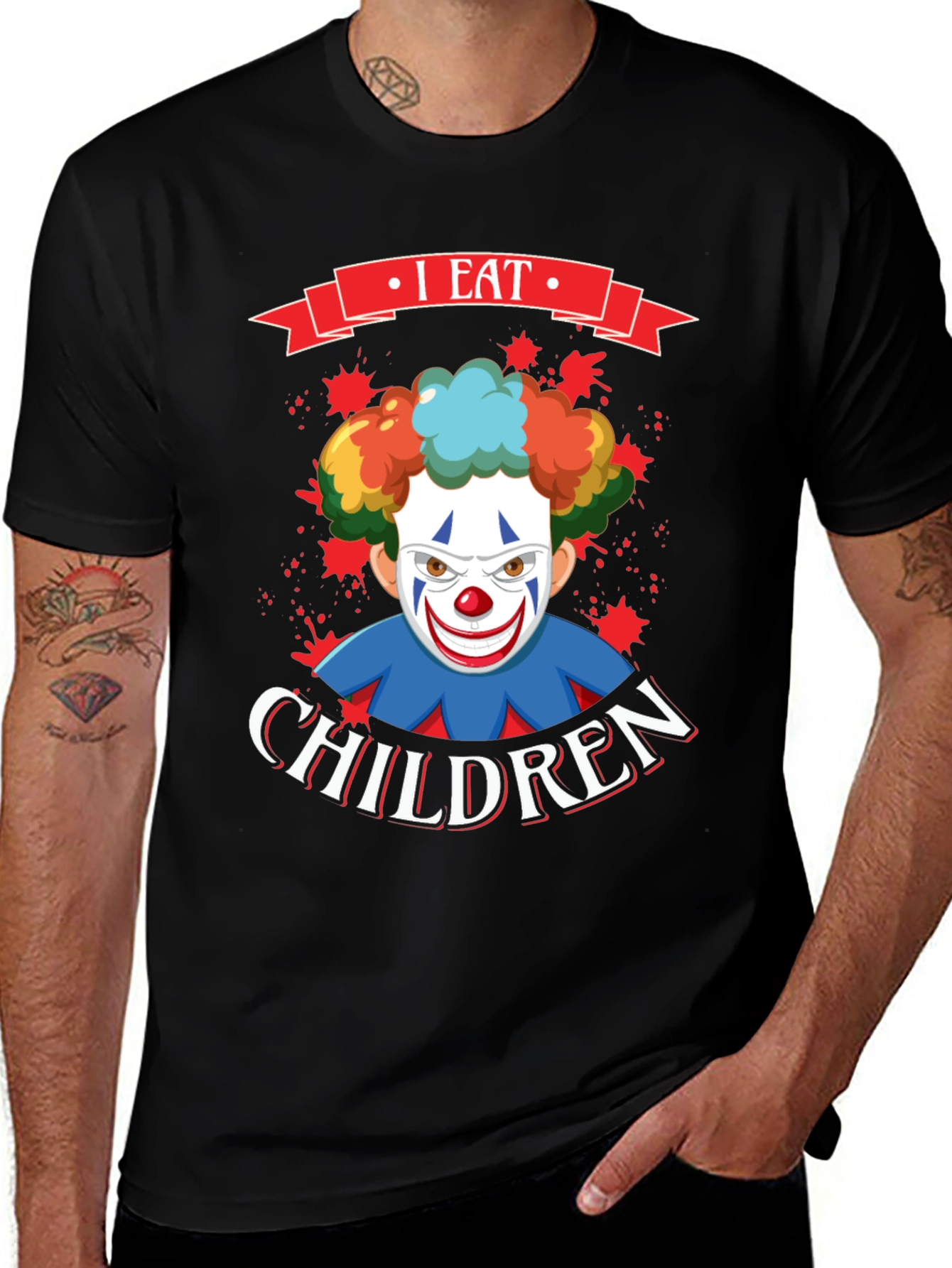 Variant 11 of I Eat Children Clown Graphic T-Shirt