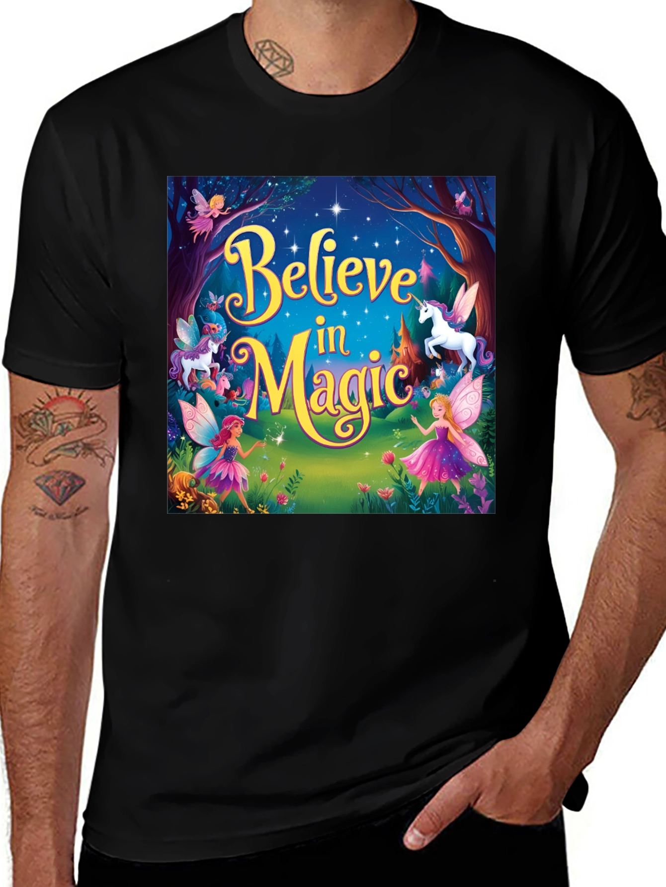 Variant 9 of Believe in Magic Graphic Tee