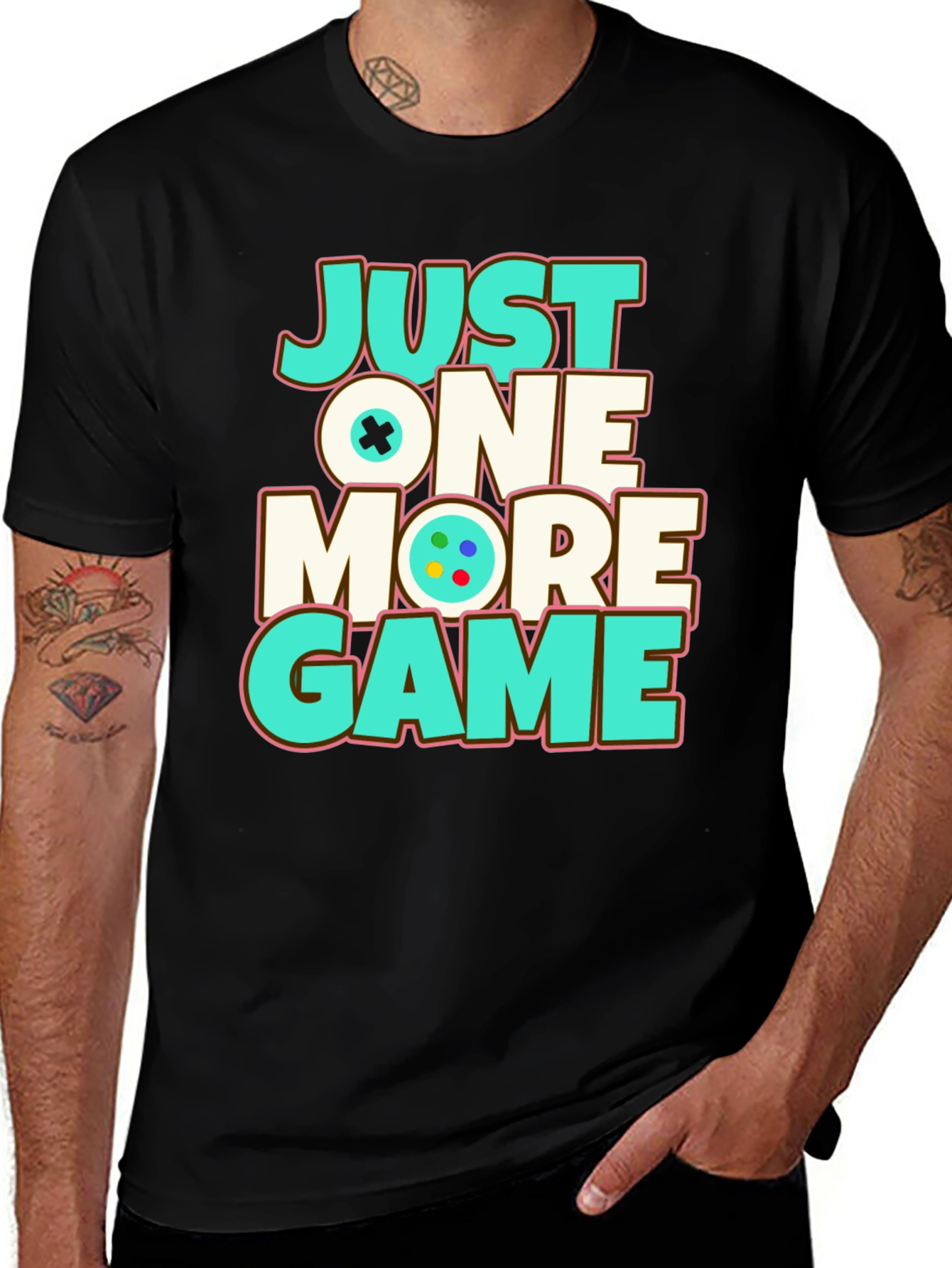 Variant 30 of Just One More Game T-Shirt - Gamer Tee