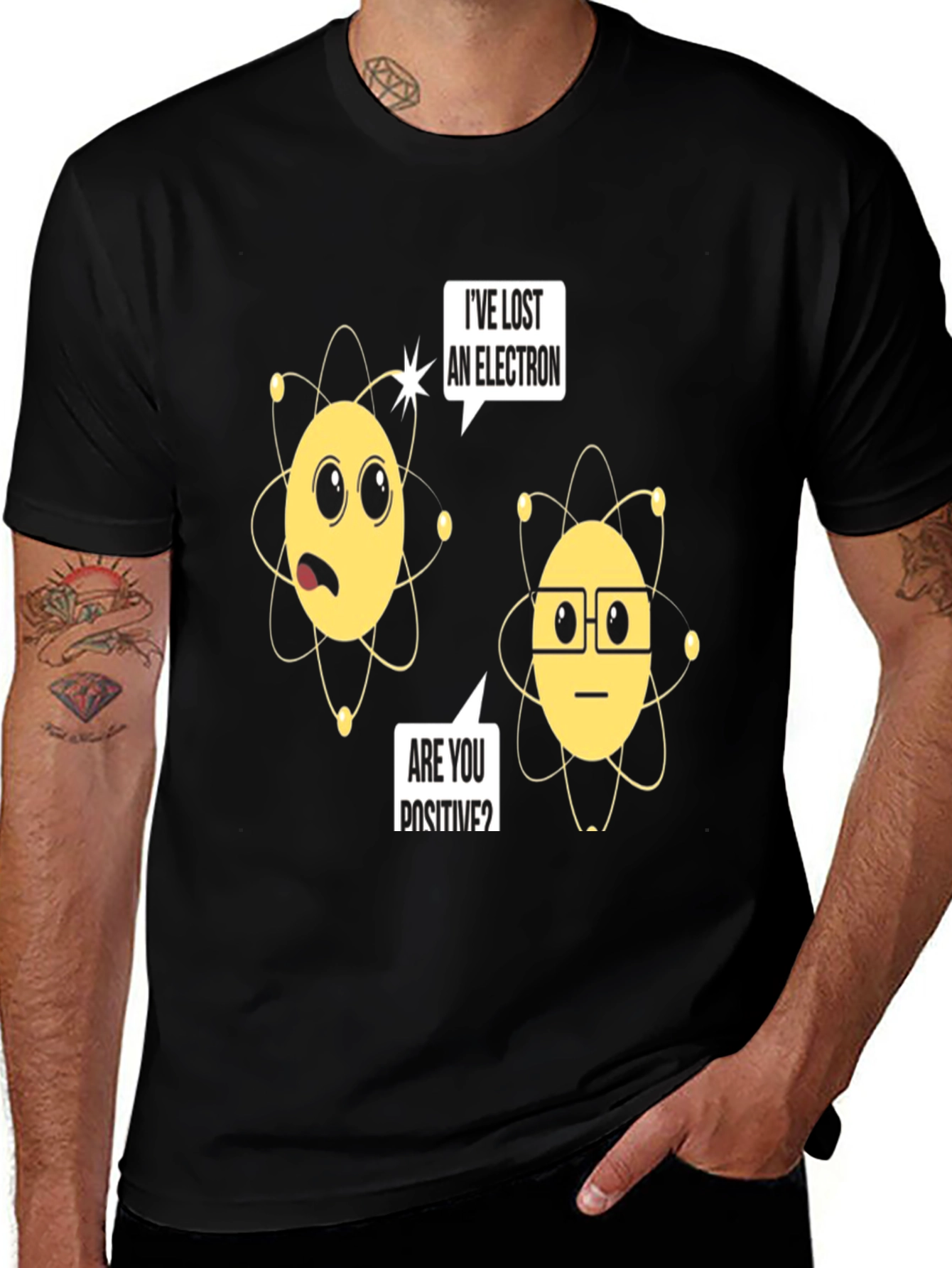 Variant 26 of Funny Science T-Shirt - Lost an Electron?