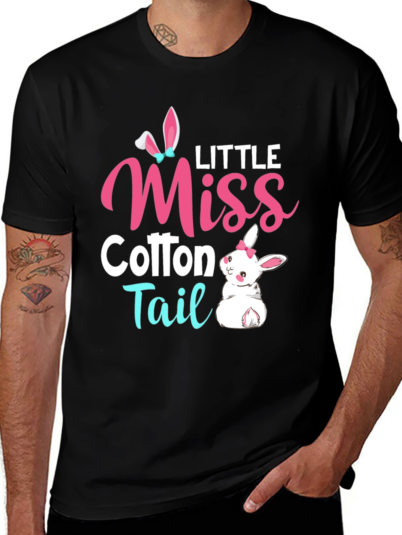 Little Miss Cottontail Easter T-Shirt