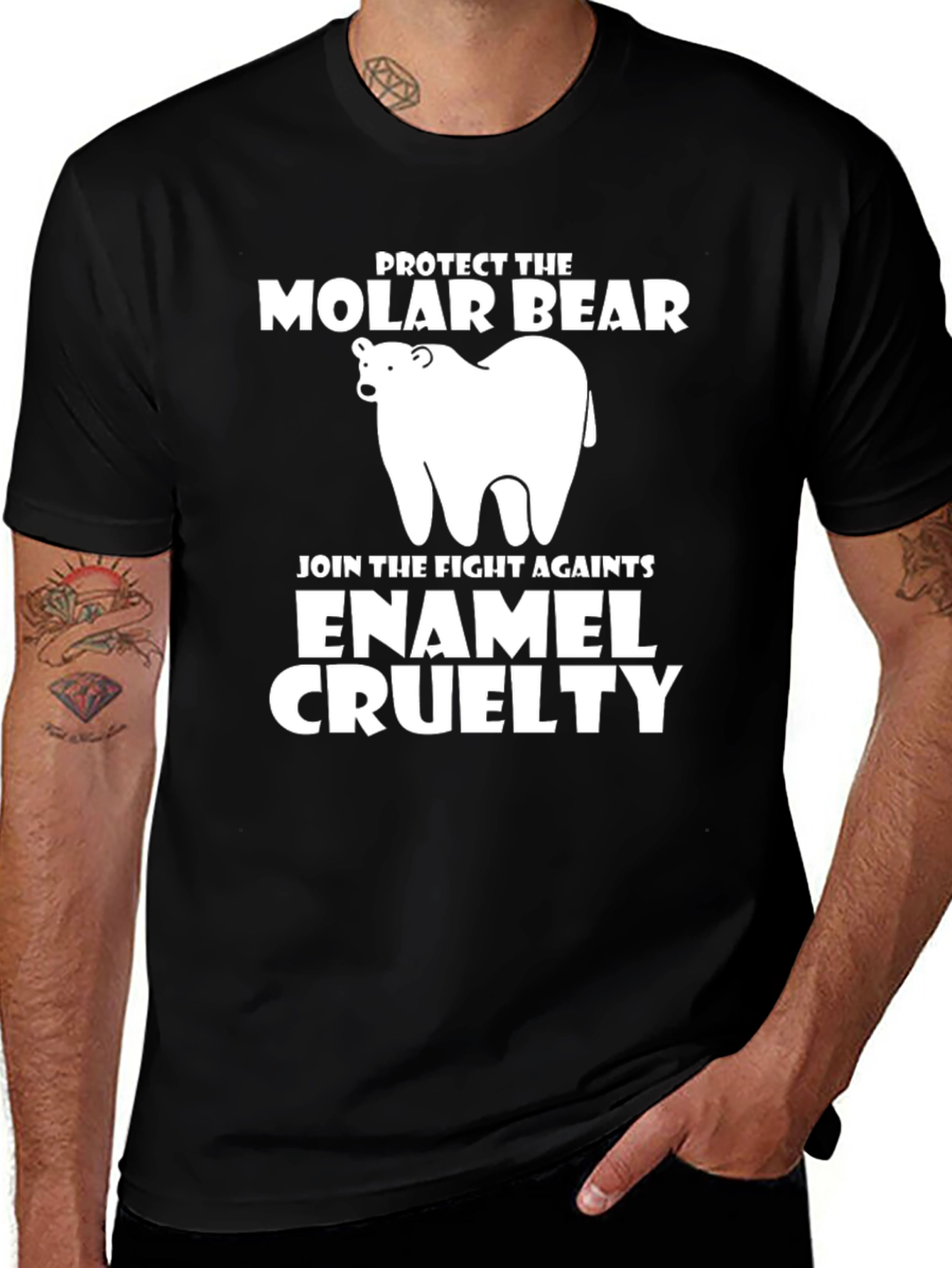 Variant 6 of Protect the Molar Bear T-Shirt