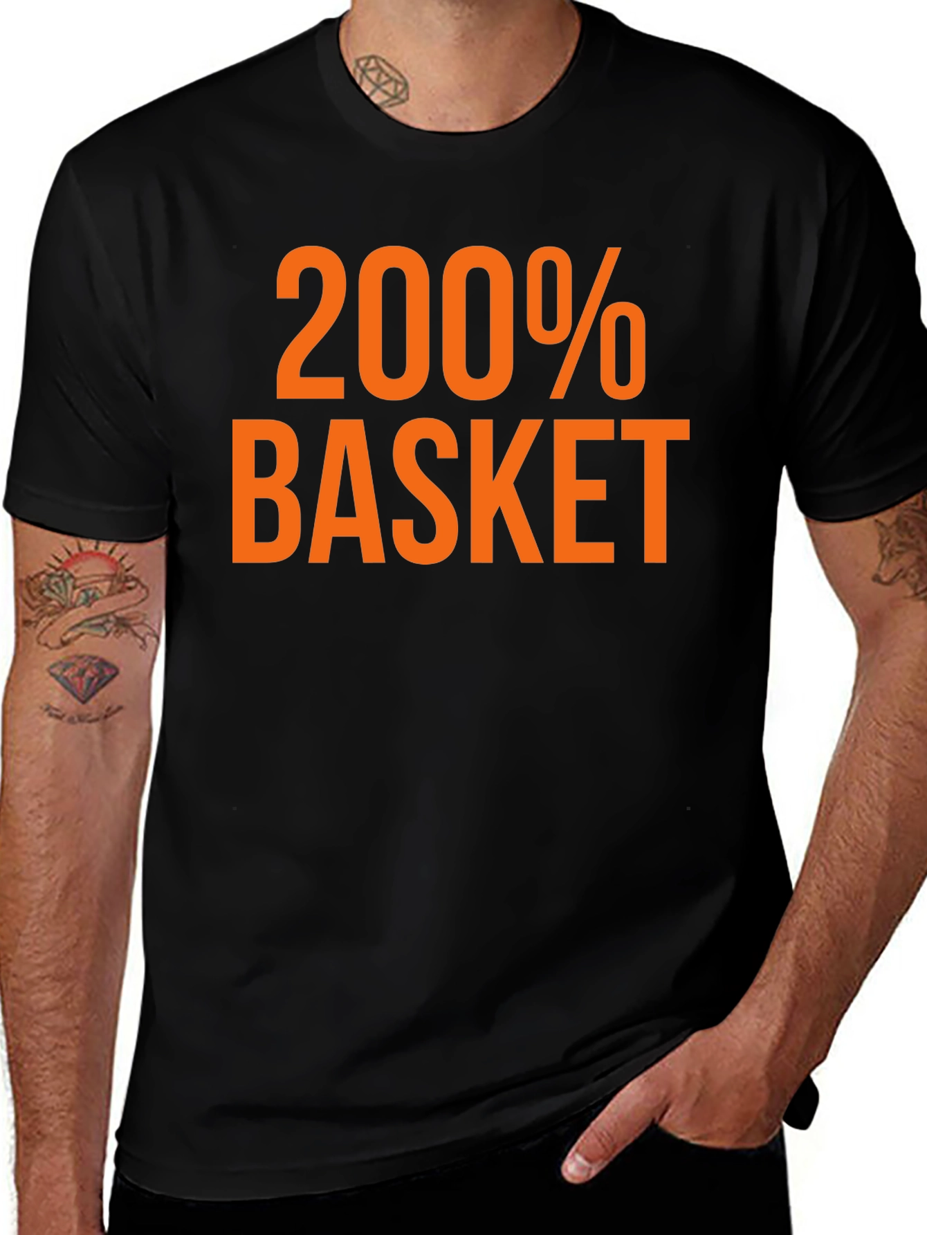 Variant 14 of 200% Basket Black T-Shirt