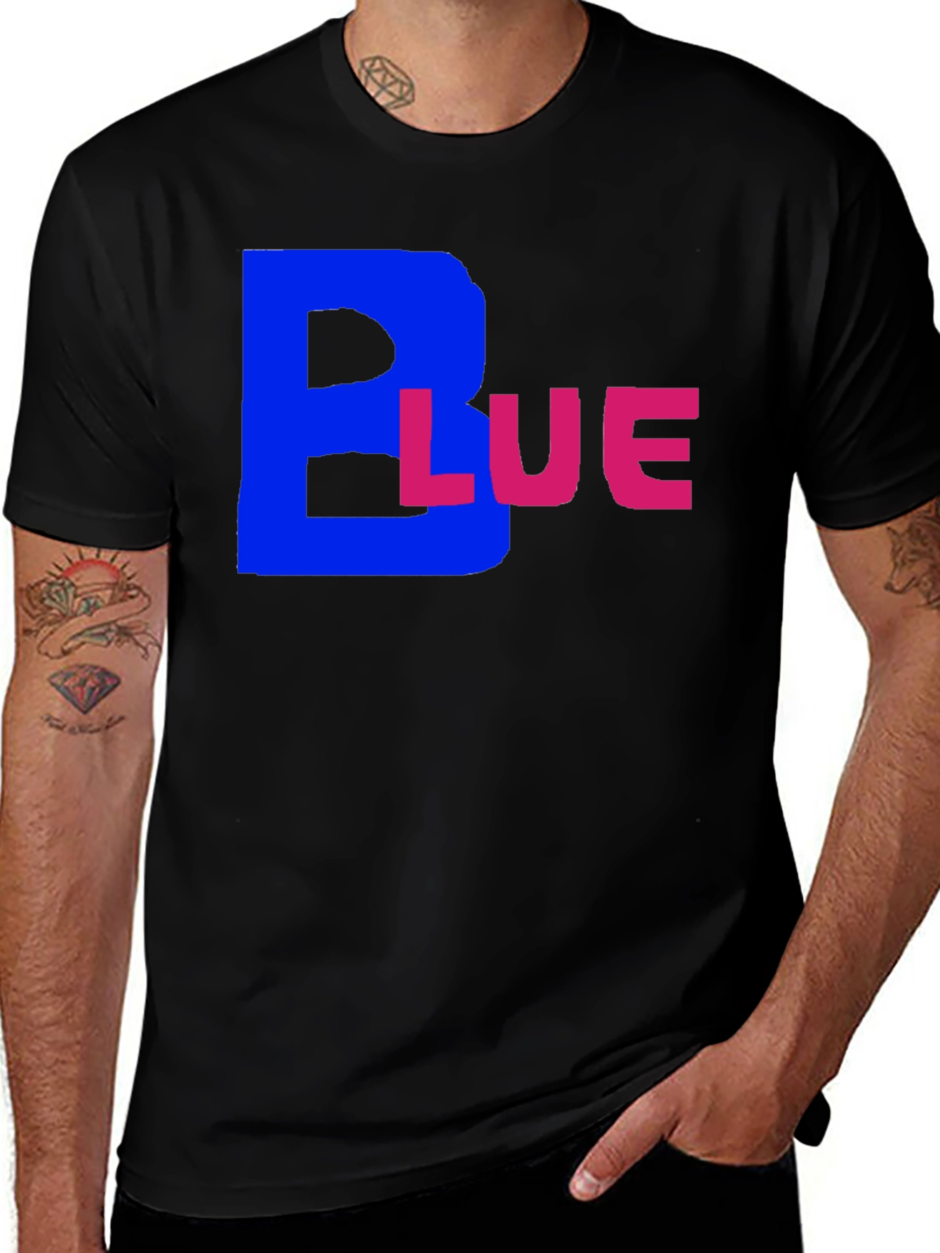 Variant 22 of Blue T-Shirt: Bold Graphic Tee