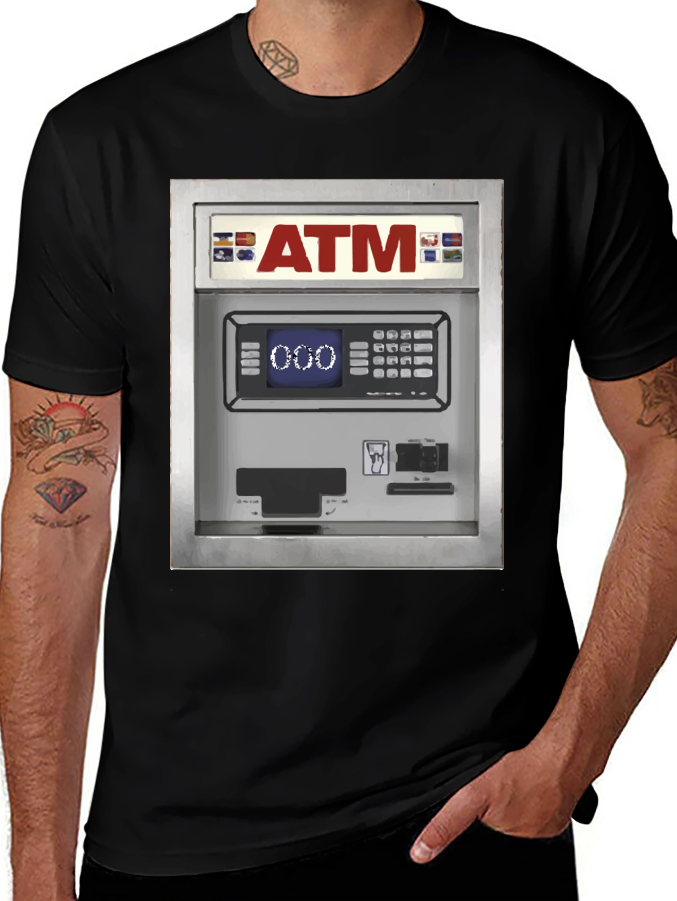ATM Graphic Tee - Unique Statement Shirt