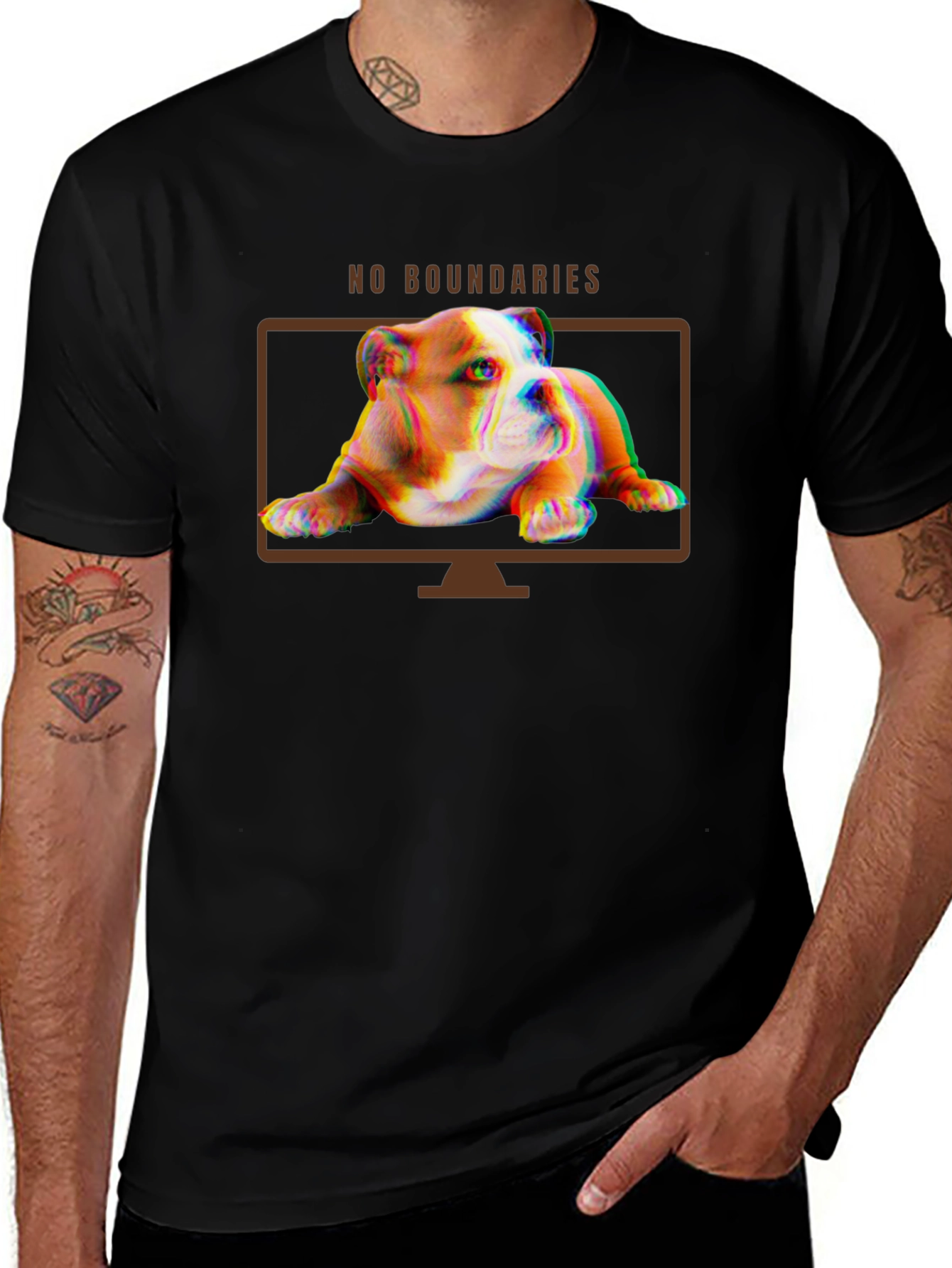 No Boundaries Dog Tee