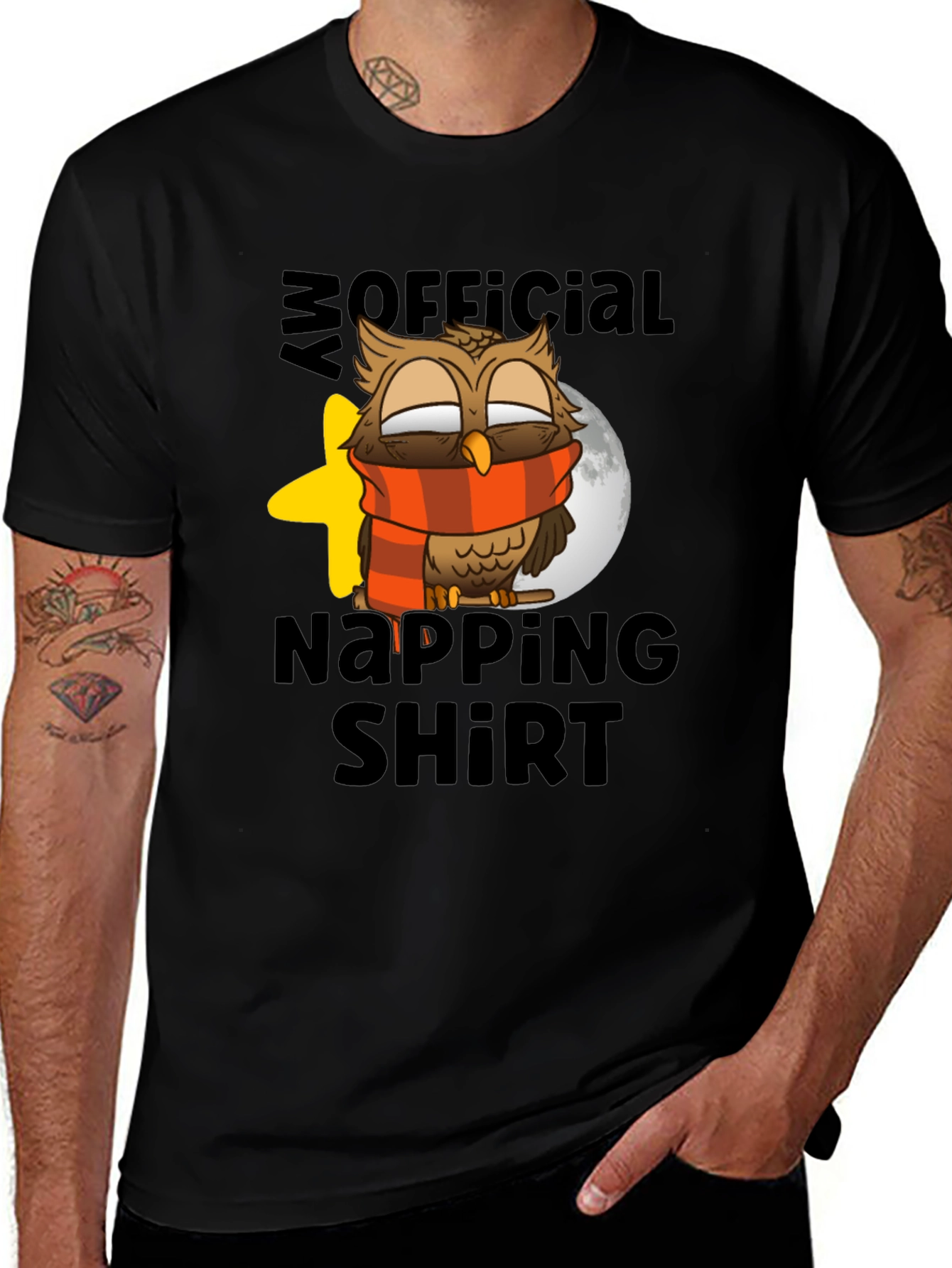 Variant 27 of My Official Napping Shirt - Owl Design