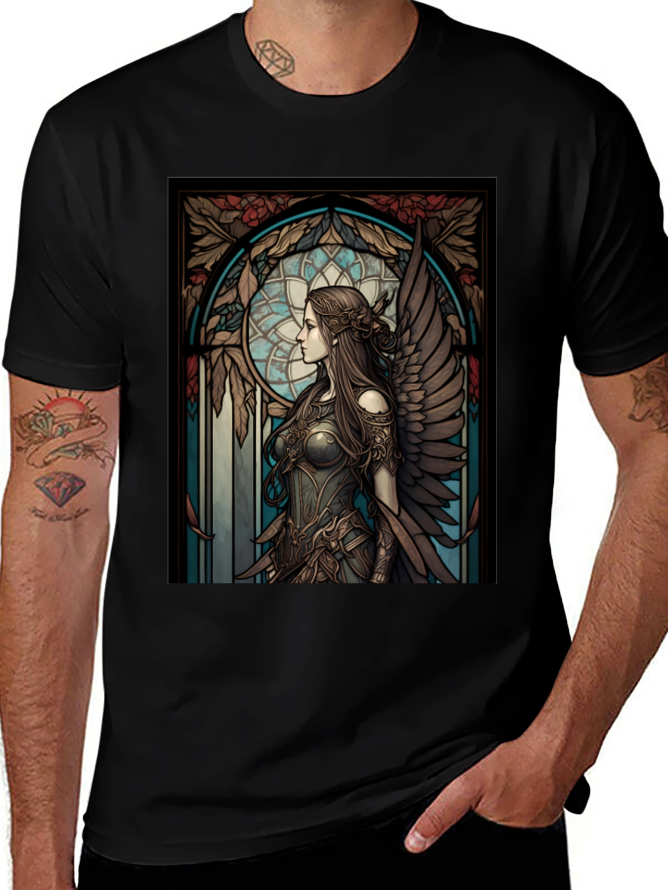 Variant 8 of Winged Angel Graphic T-Shirt