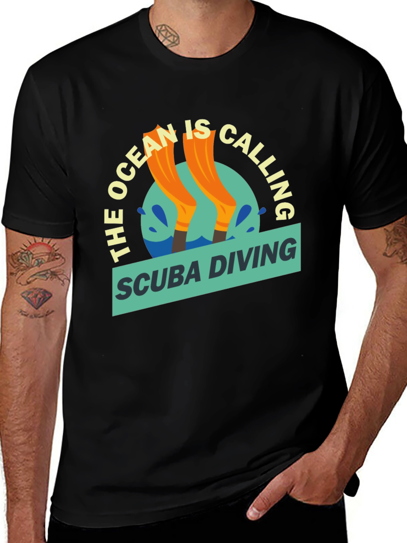 Variant 21 of Scuba Diving Graphic Tee - Ocean Lover T-Shirt