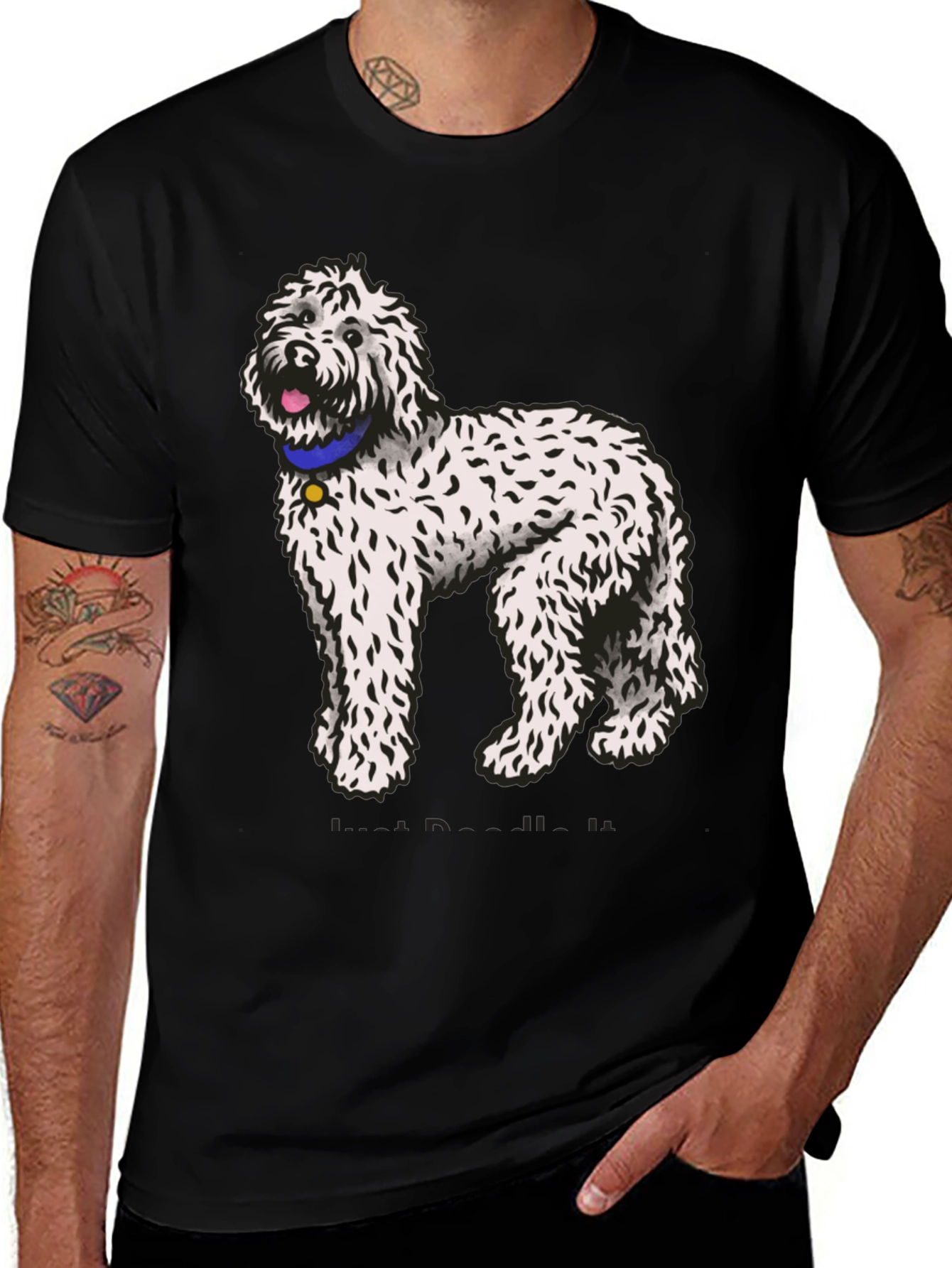 Variant 29 of Dog Doodle T-Shirt - Fun Pet Lover Tee
