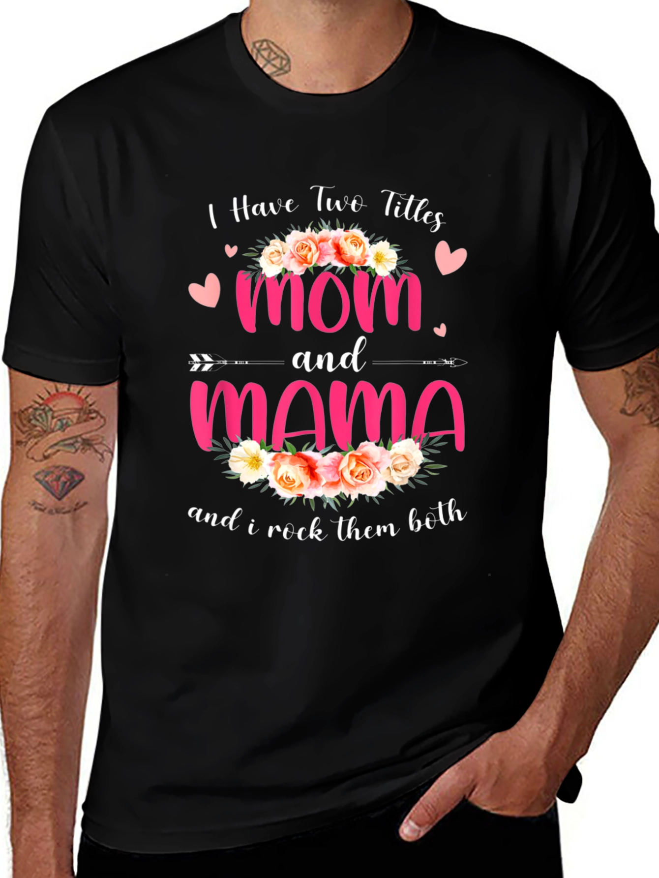 Variant 23 of Mom & Mama Floral Graphic Tee