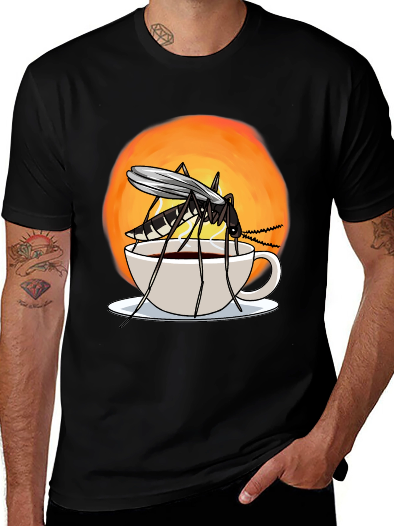 Variant 4 of Mosquito Coffee T-Shirt - Funny Insect Graphic Tee