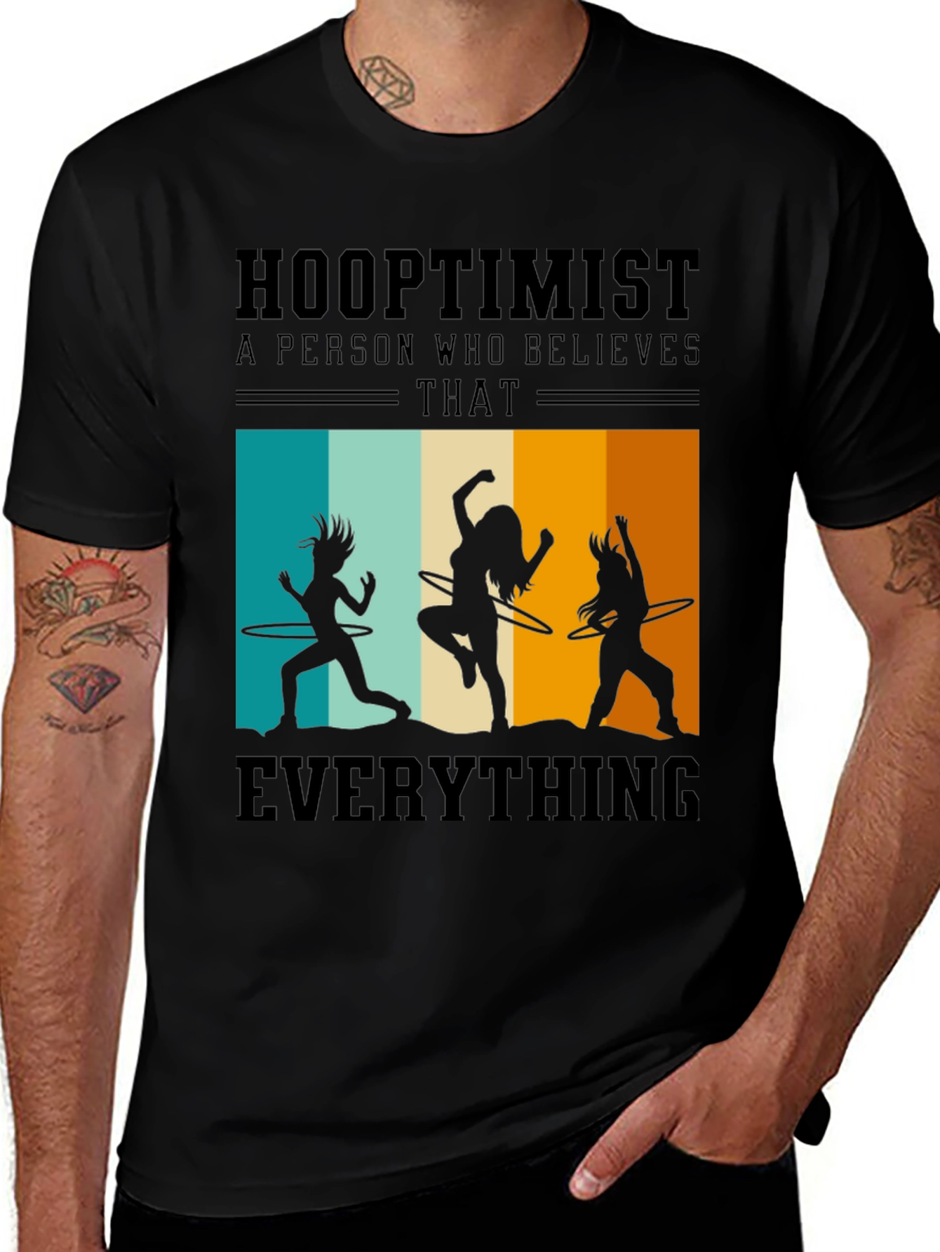 Variant 13 of Hooptimist Hula Hoop Shirt
