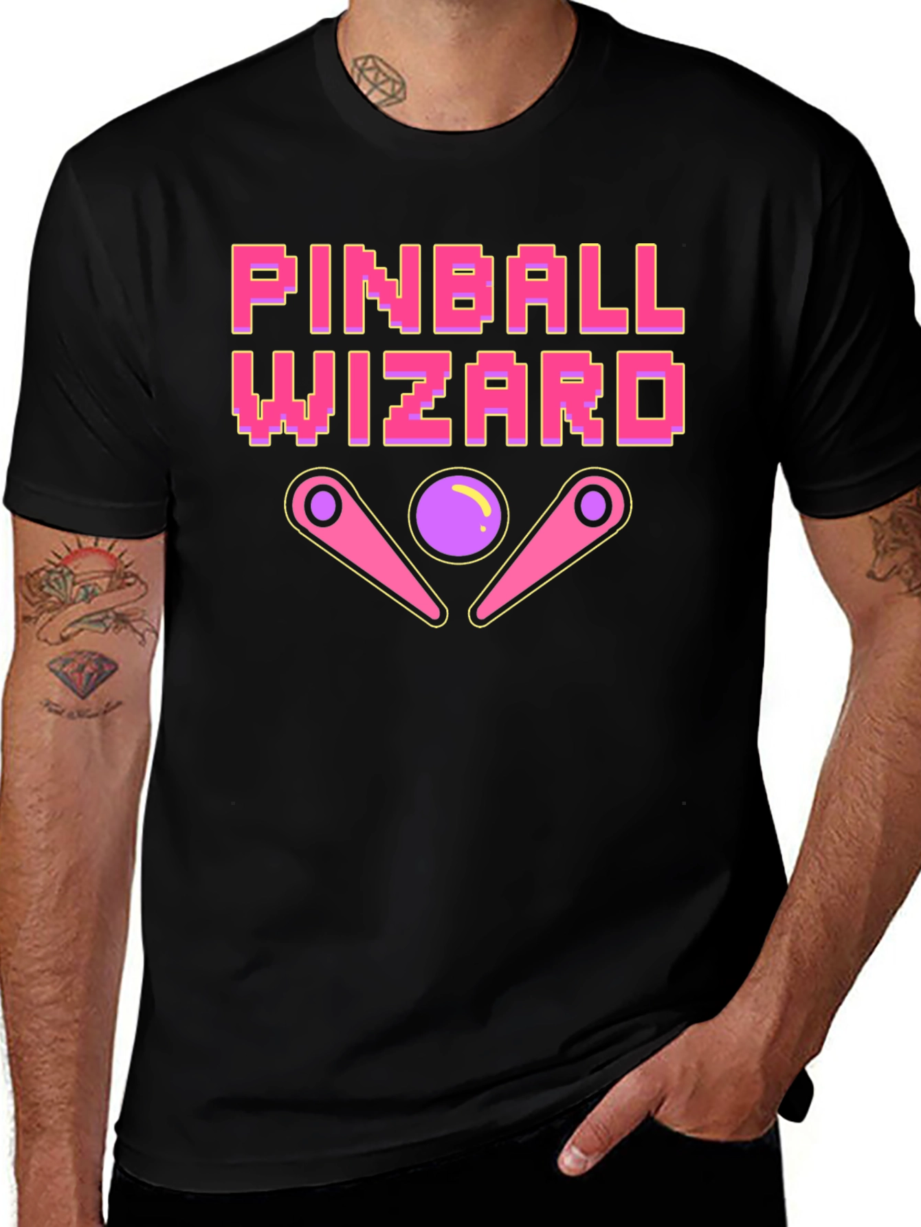 Pinball Wizard T-Shirt - Retro Arcade Design