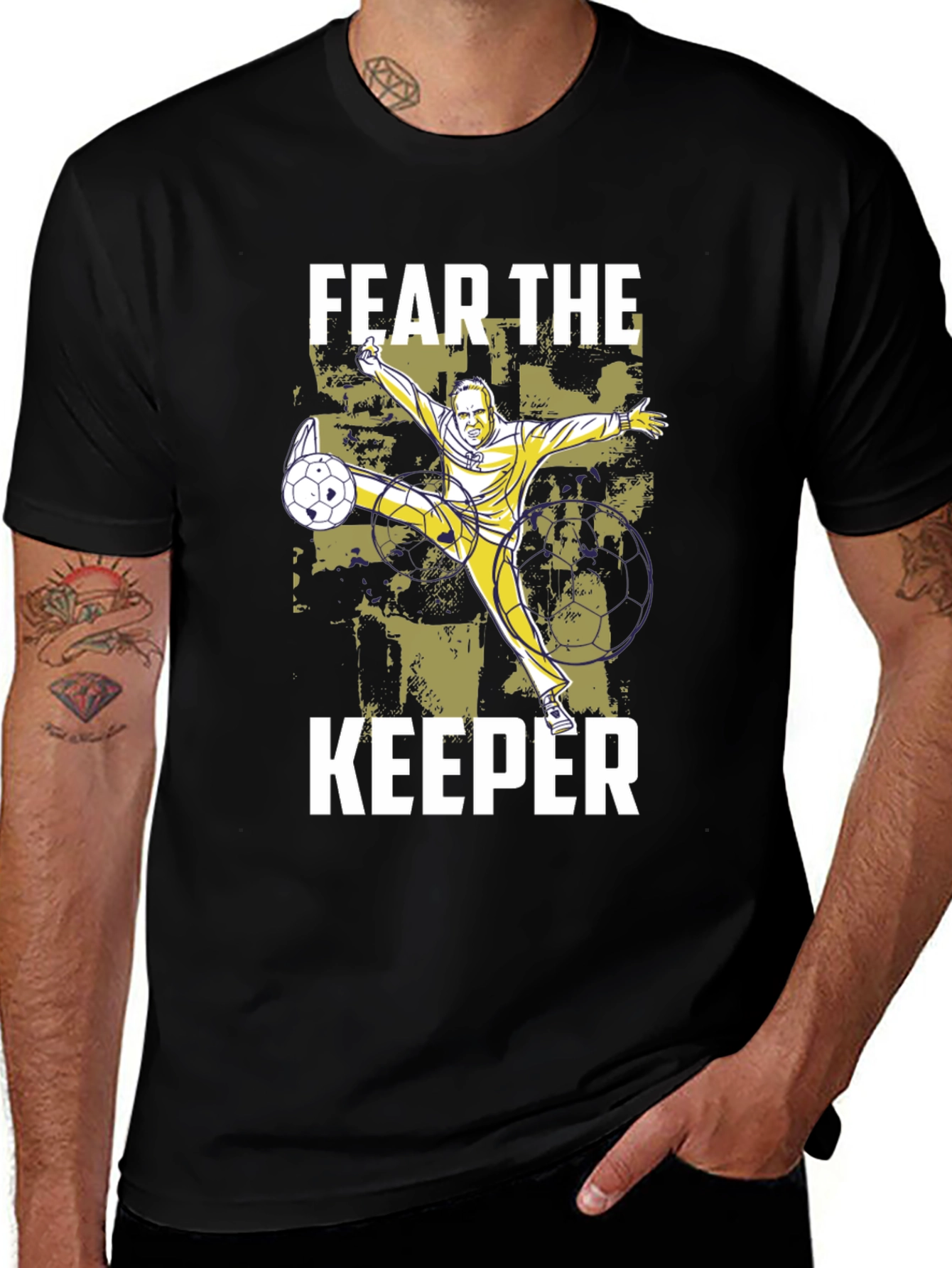 Variant 27 of Fear the Keeper T-Shirt - Soccer Goalie Tee