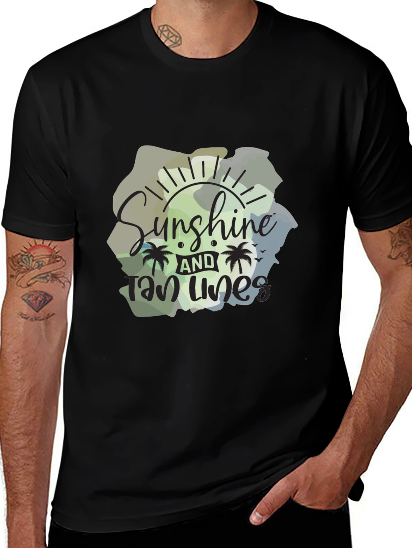 Variant 14 of Sunshine and Tan Lines Graphic Tee