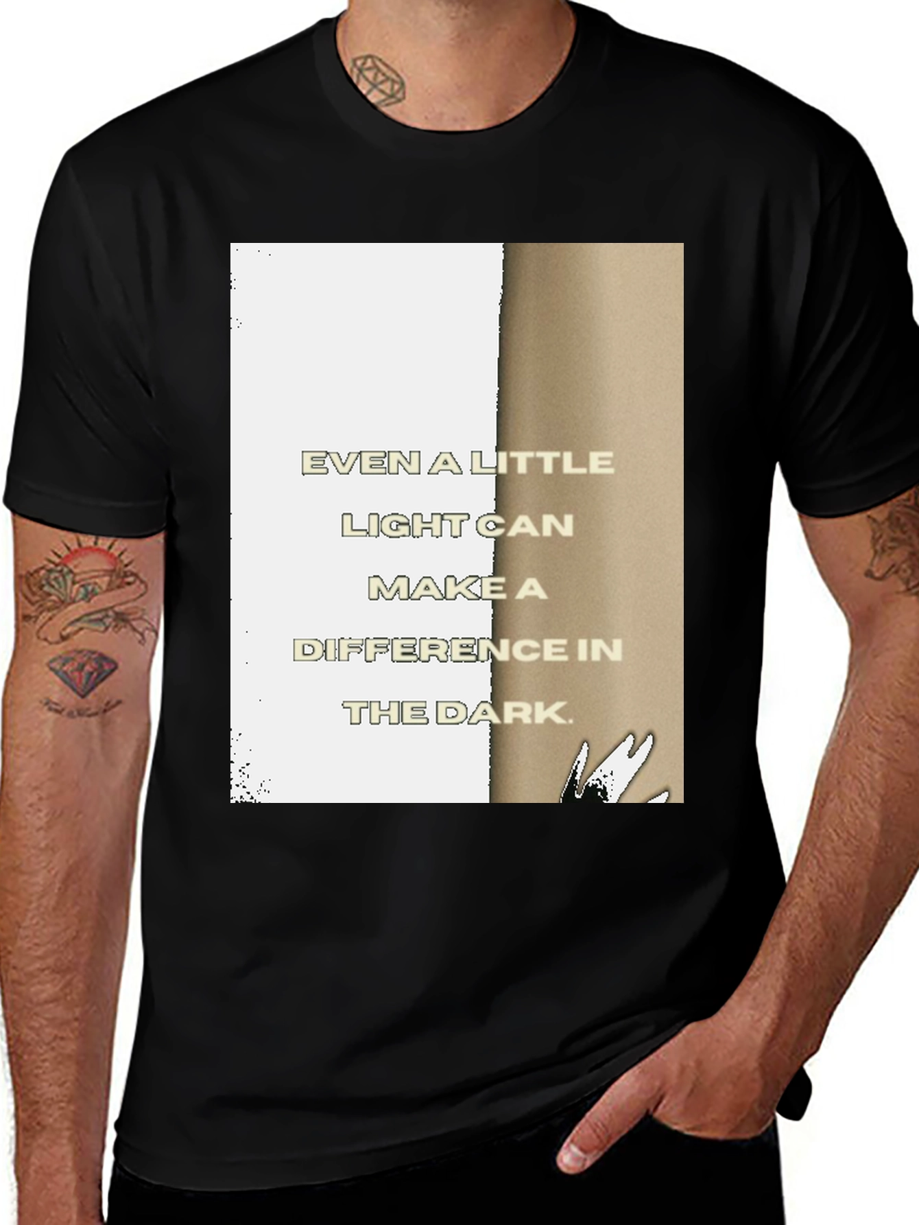 Inspirational Tee: Even a Little Light Can Make a Difference