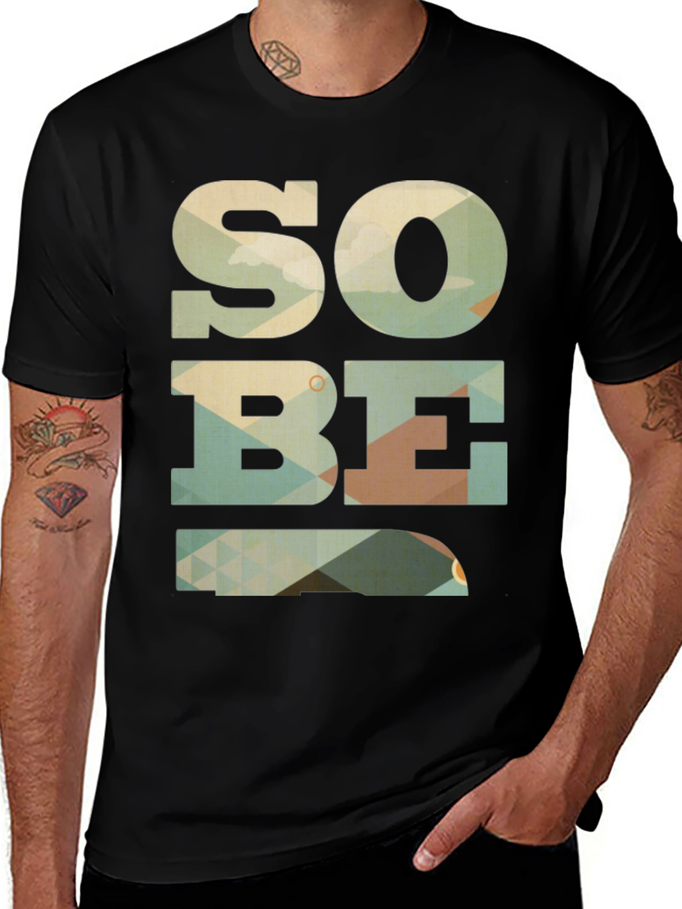 Variant 26 of SO BE IT Graphic Tee - Modern Casual T-Shirt