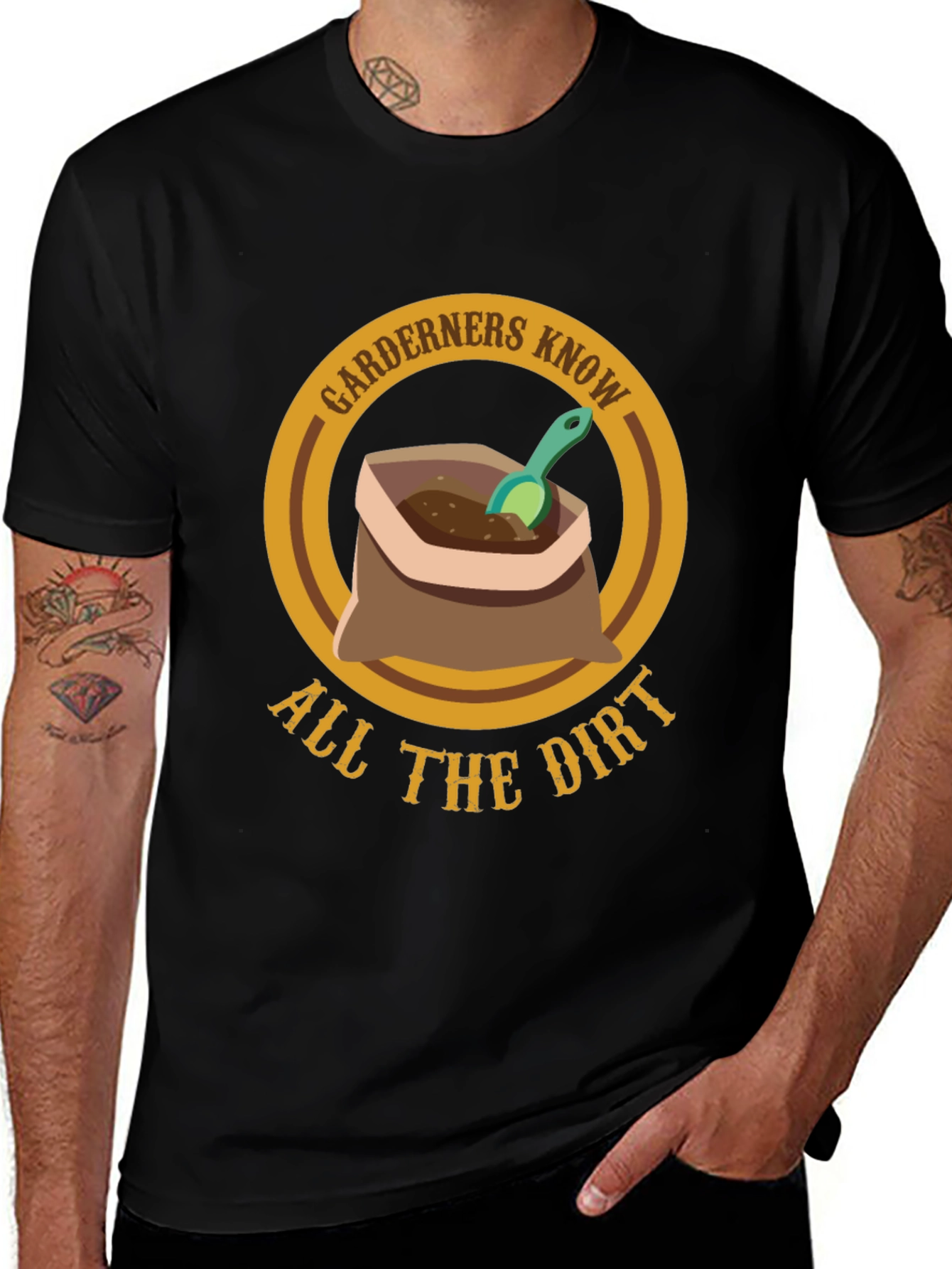 Variant 27 of Gardeners Know All The Dirt T-Shirt - Gardening Humor Tee