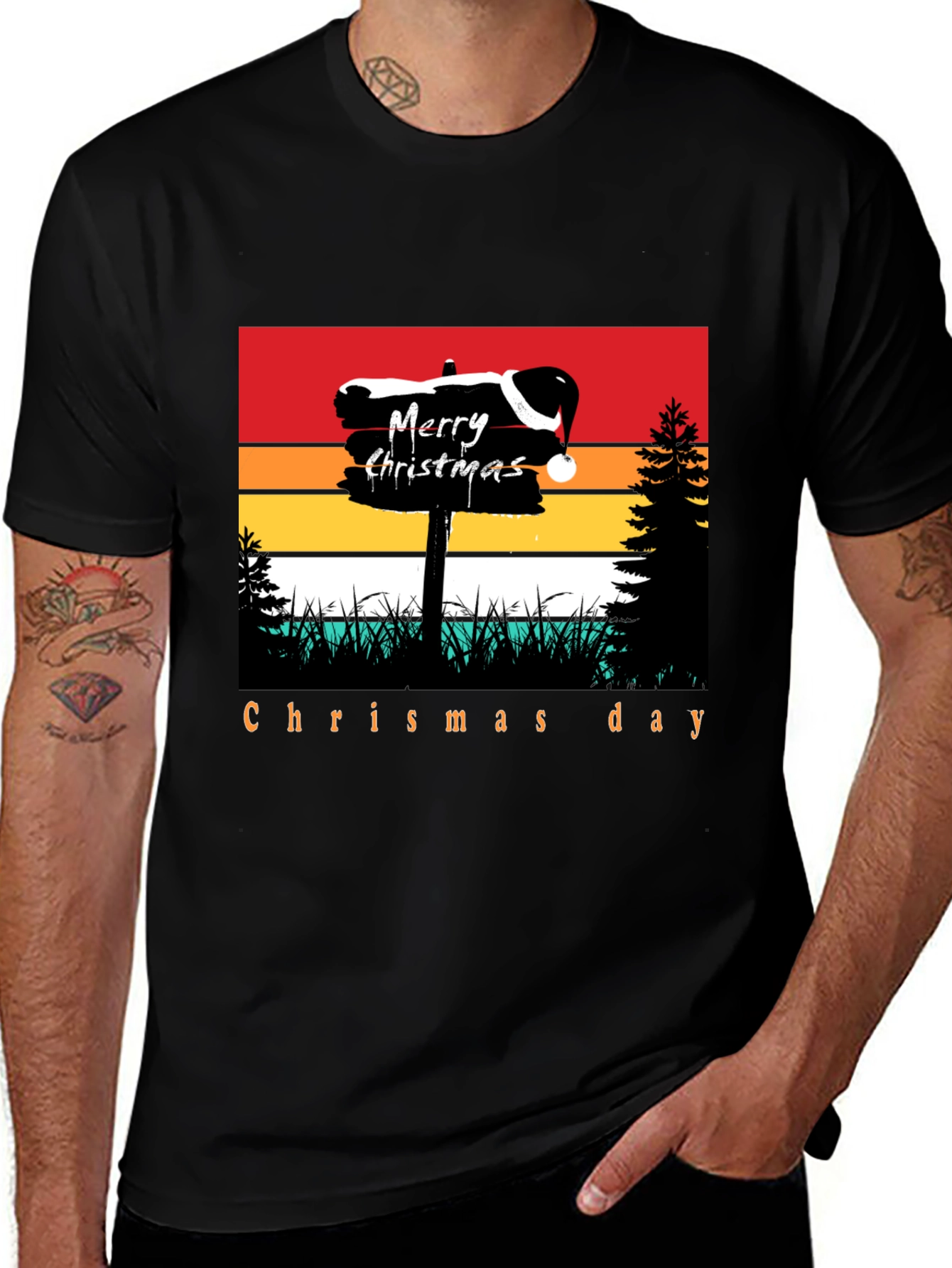 Merry Christmas Day Graphic T-Shirt