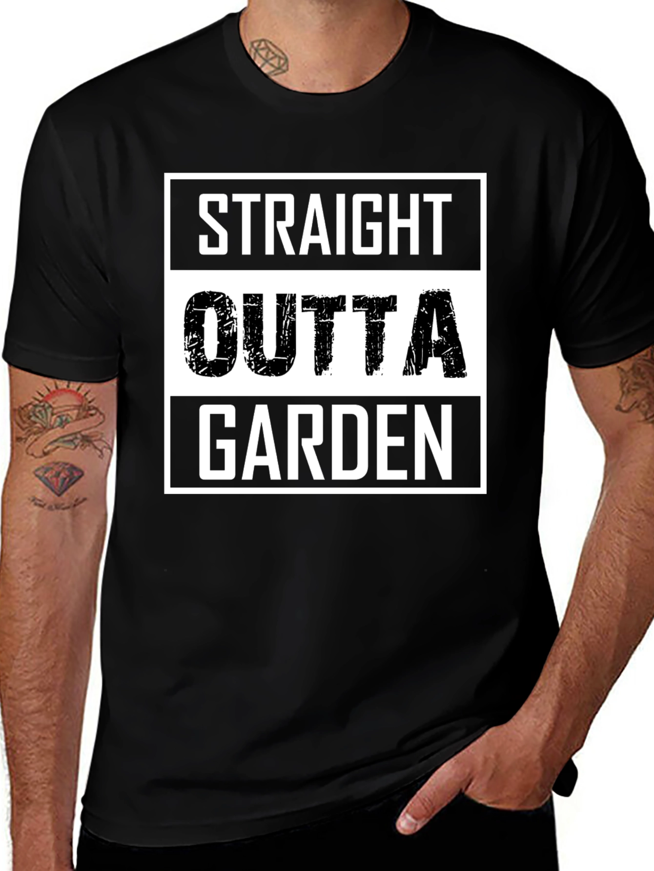 Variant 19 of Straight Outta Garden T-Shirt