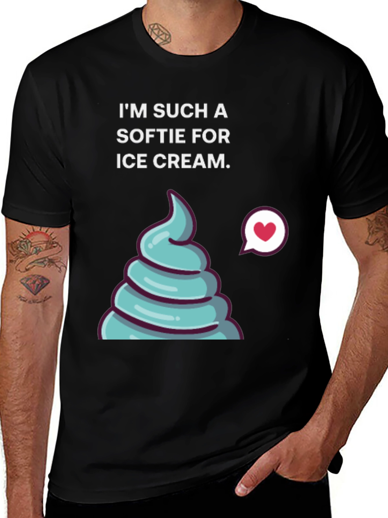 Variant 24 of I'm Such A Softie For Ice Cream T-Shirt