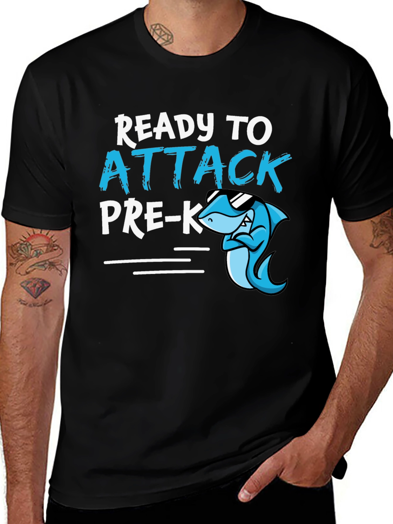 Variant 19 of Ready to Attack Pre-K Kids' T-Shirt