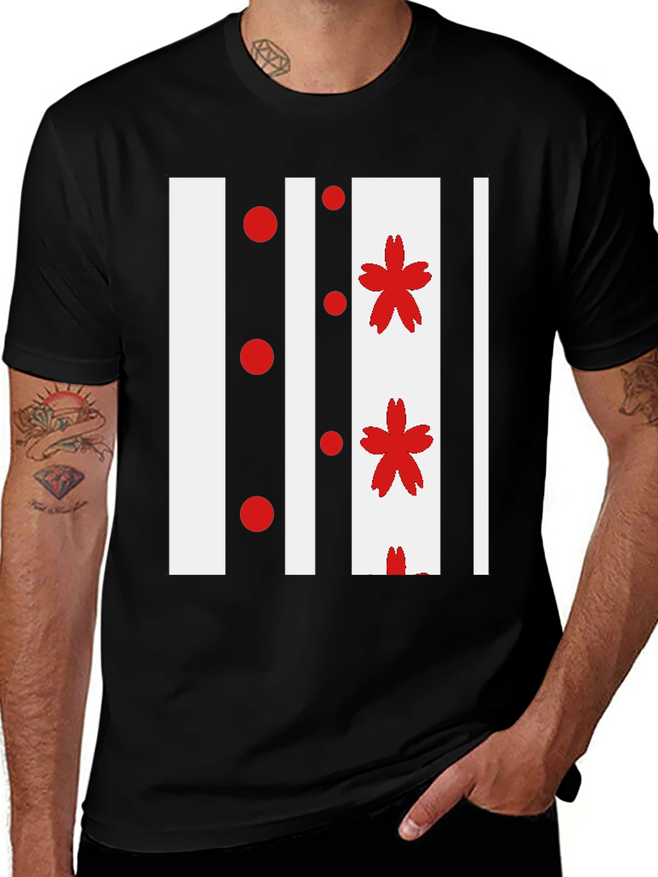 Variant 11 of Bold Patterned Graphic Tee