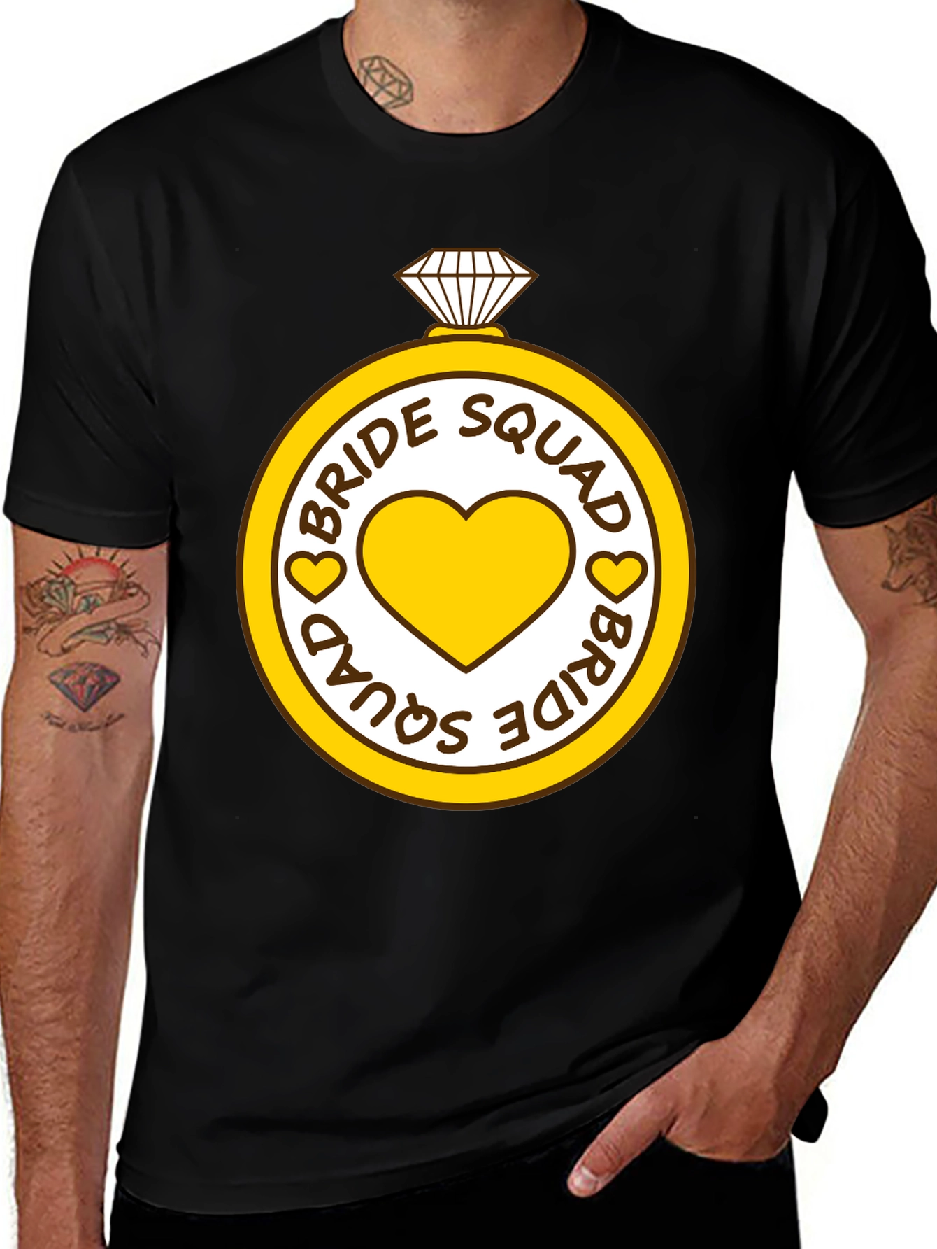 Variant 12 of Bride Squad Ring Graphic Tee