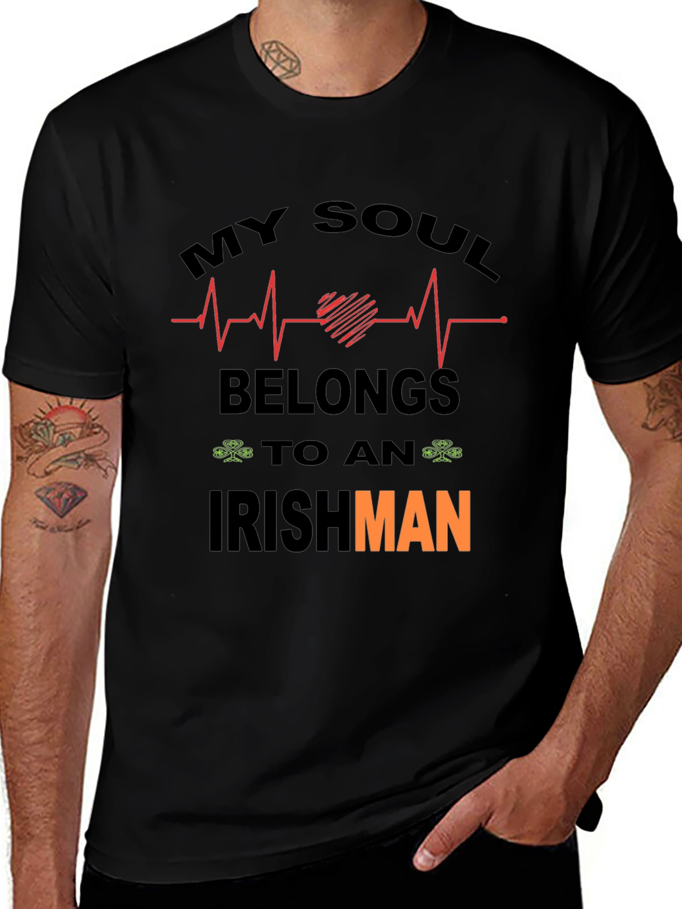 My Soul Belongs to an Irishman St. Patrick's Day T-Shirt