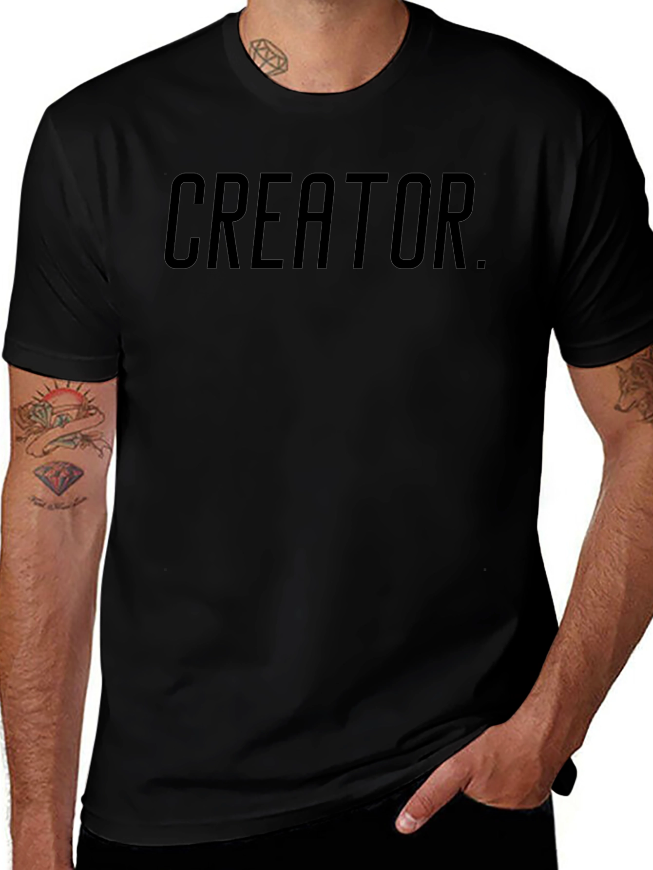 Variant 28 of Creator Black T-Shirt - Express Yourself