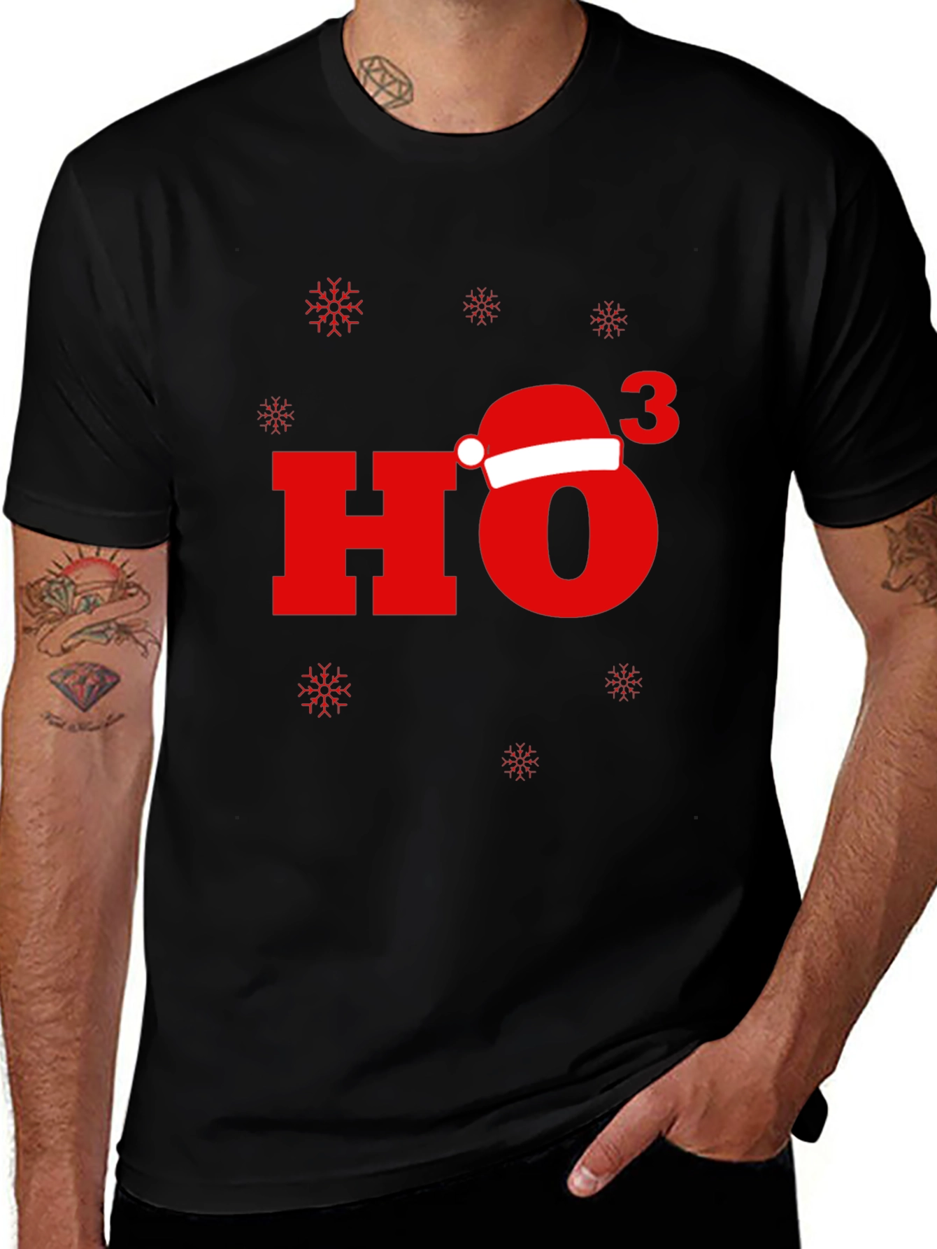 Festive Ho Ho Ho Christmas T-Shirt