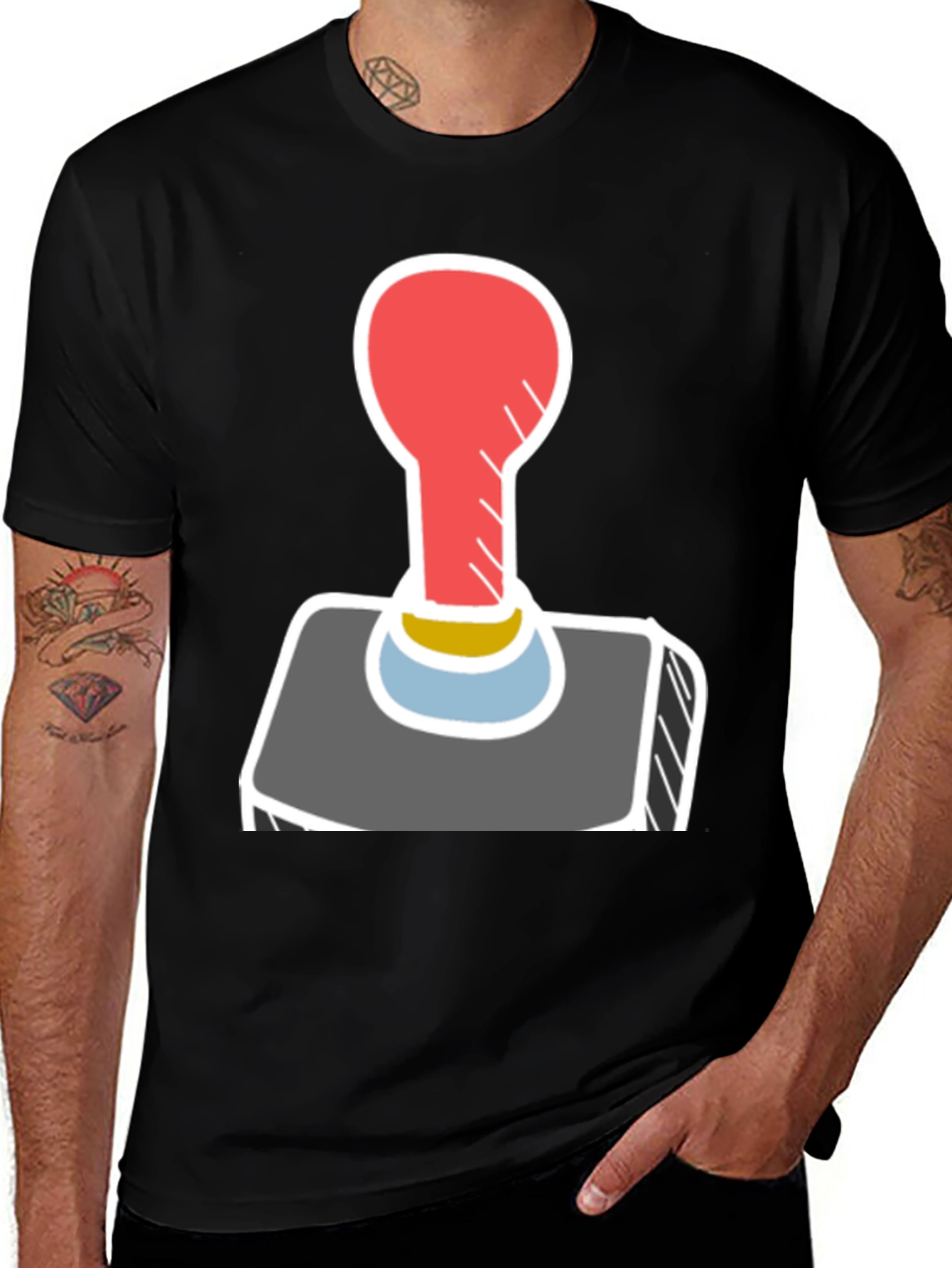 Variant 25 of Retro Gaming Joystick T-Shirt - Gamer Style