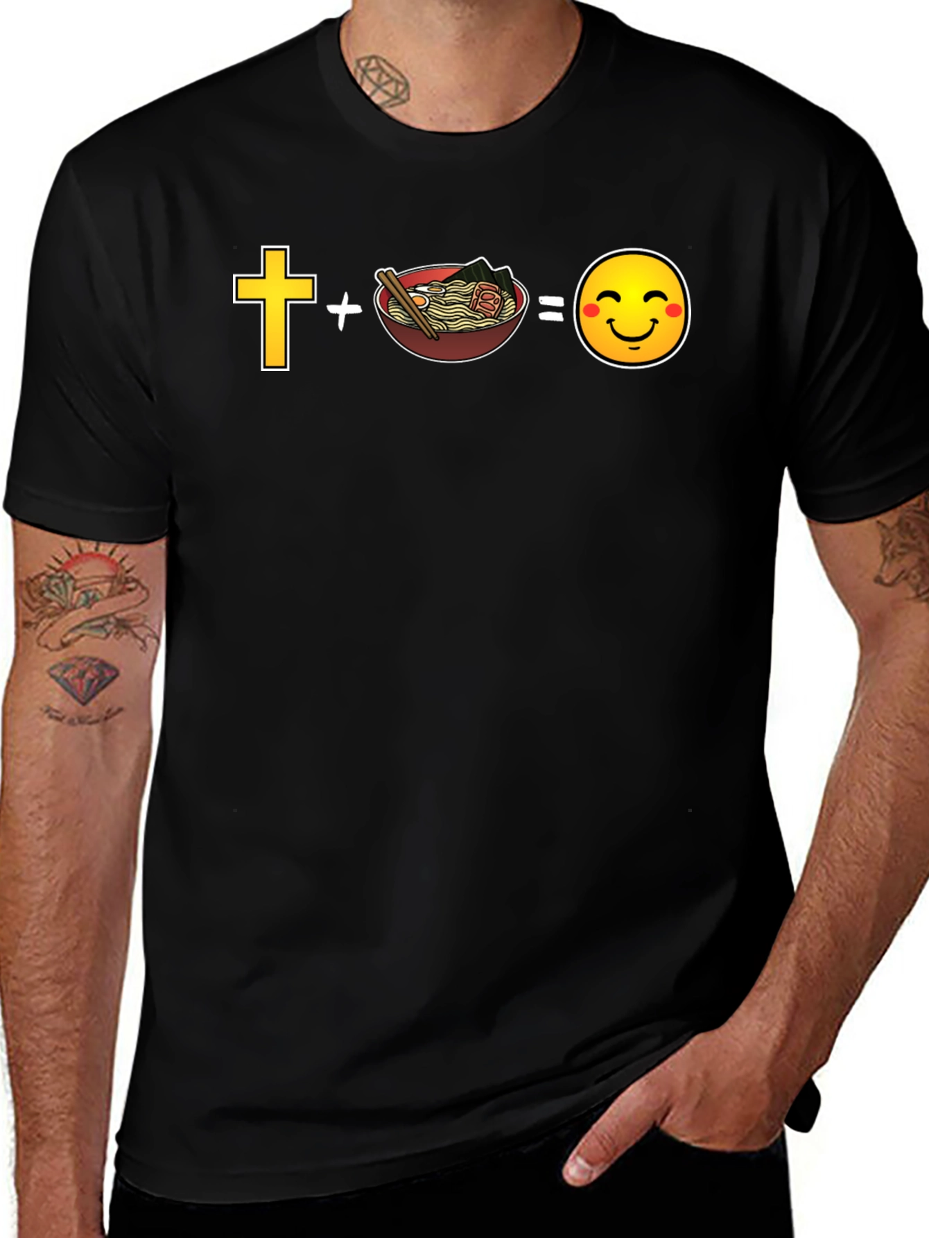 Variant 19 of Christian Ramen Lover Graphic T-Shirt