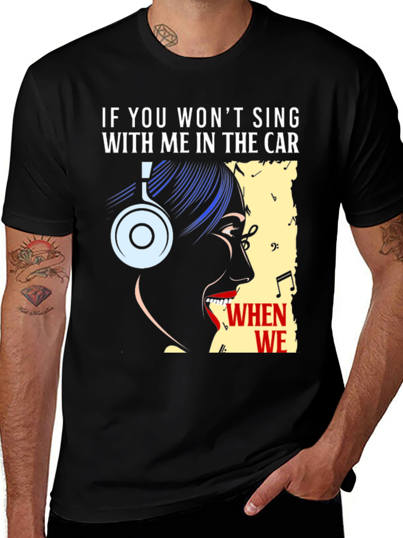 Sing Along Car Ride Graphic Tee