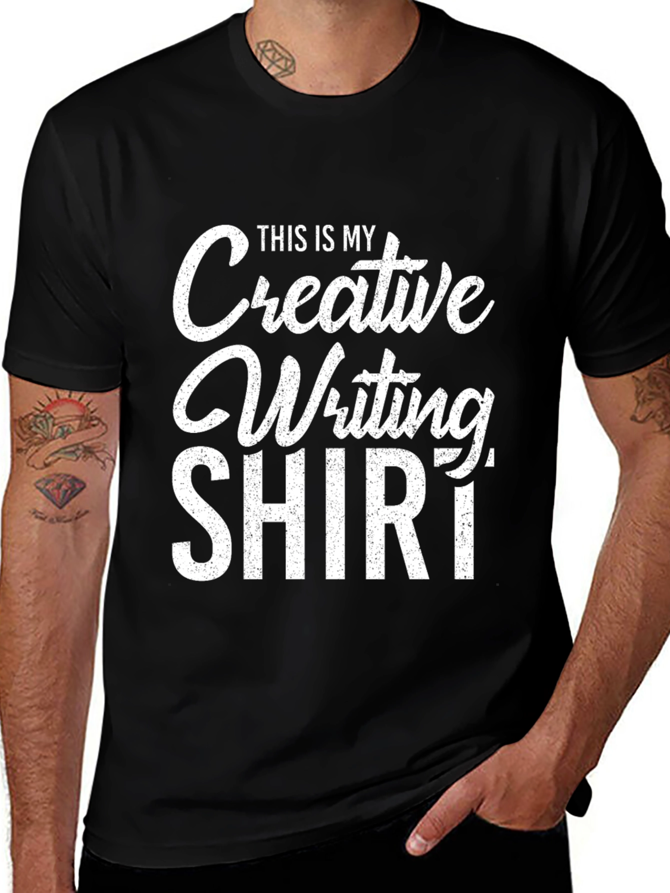 Variant 3 of Creative Writing T-Shirt - Writer's Novelty Apparel