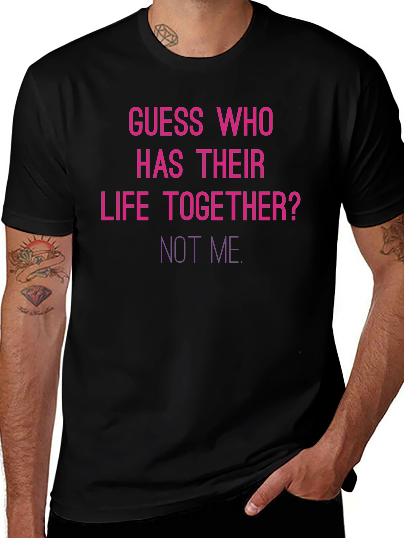 Guess Who Not Me Funny T-Shirt