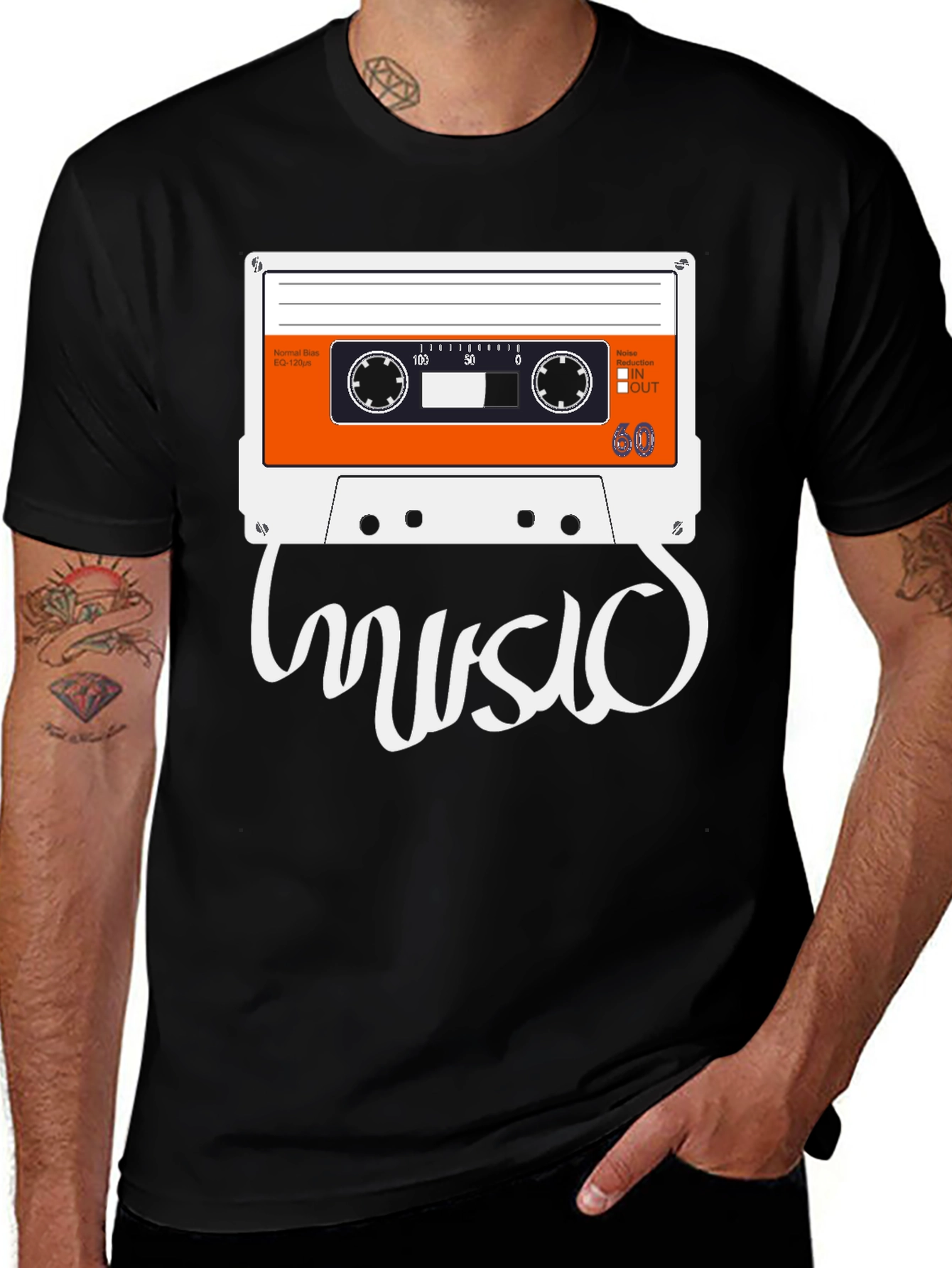 Variant 24 of Retro Cassette Tape Music T-Shirt - Vintage Style Tee