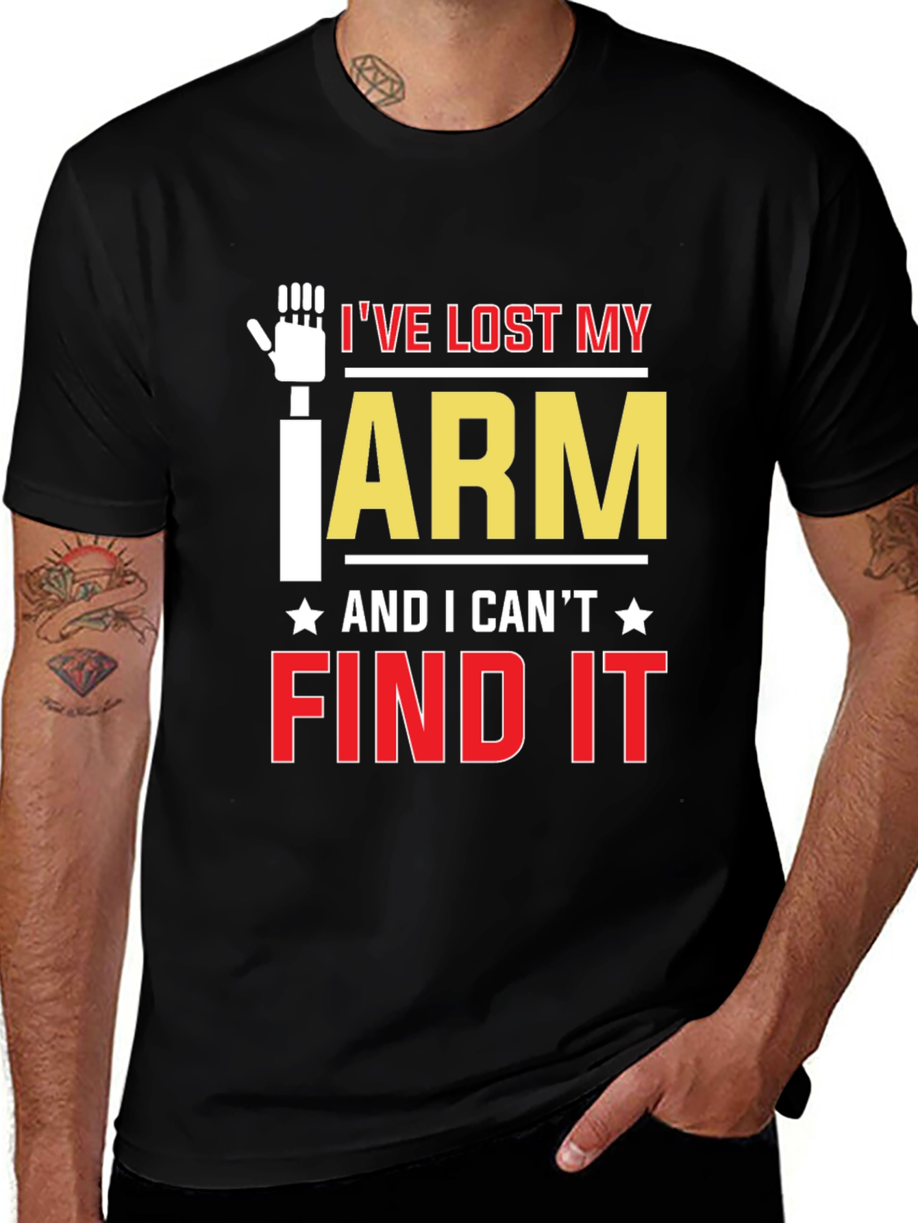 Variant 13 of I've Lost My Arm Funny Graphic T-Shirt