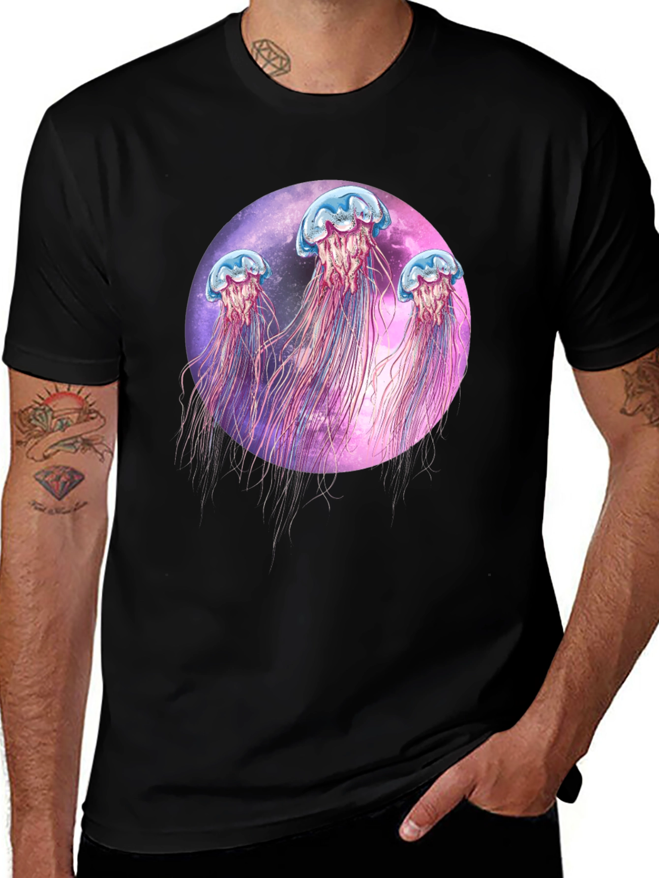 Variant 25 of Jellyfish Space T-Shirt