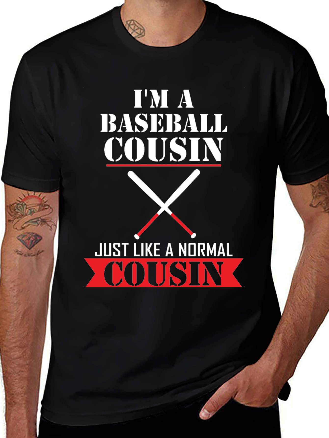 Variant 29 of Baseball Cousin T-Shirt - Novelty Tee